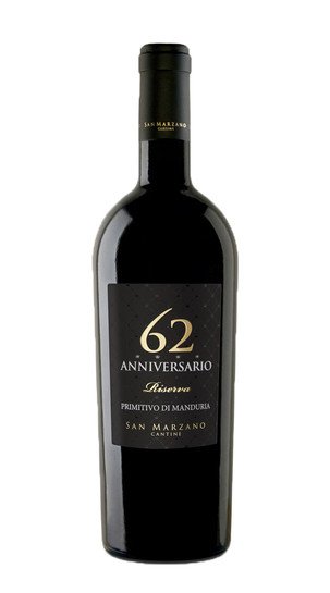 Primitivo di Manduria Riserva 'Anniversario 62' Cantine San Marzano 2012