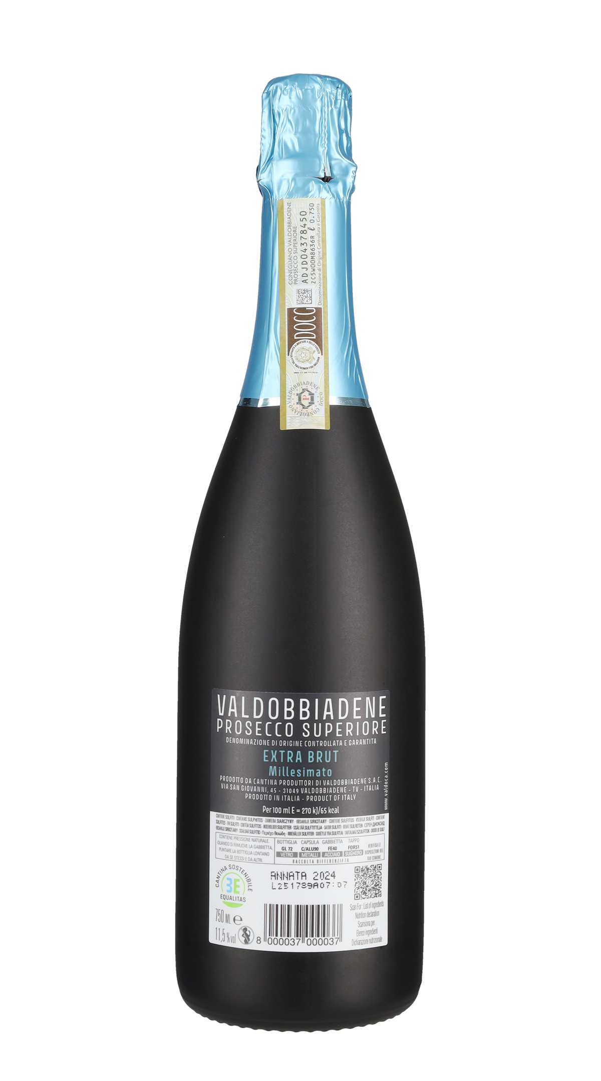Prosecco di Valdobbiadene Superiore Millesimato Extra Brut Val d'Oca 2025