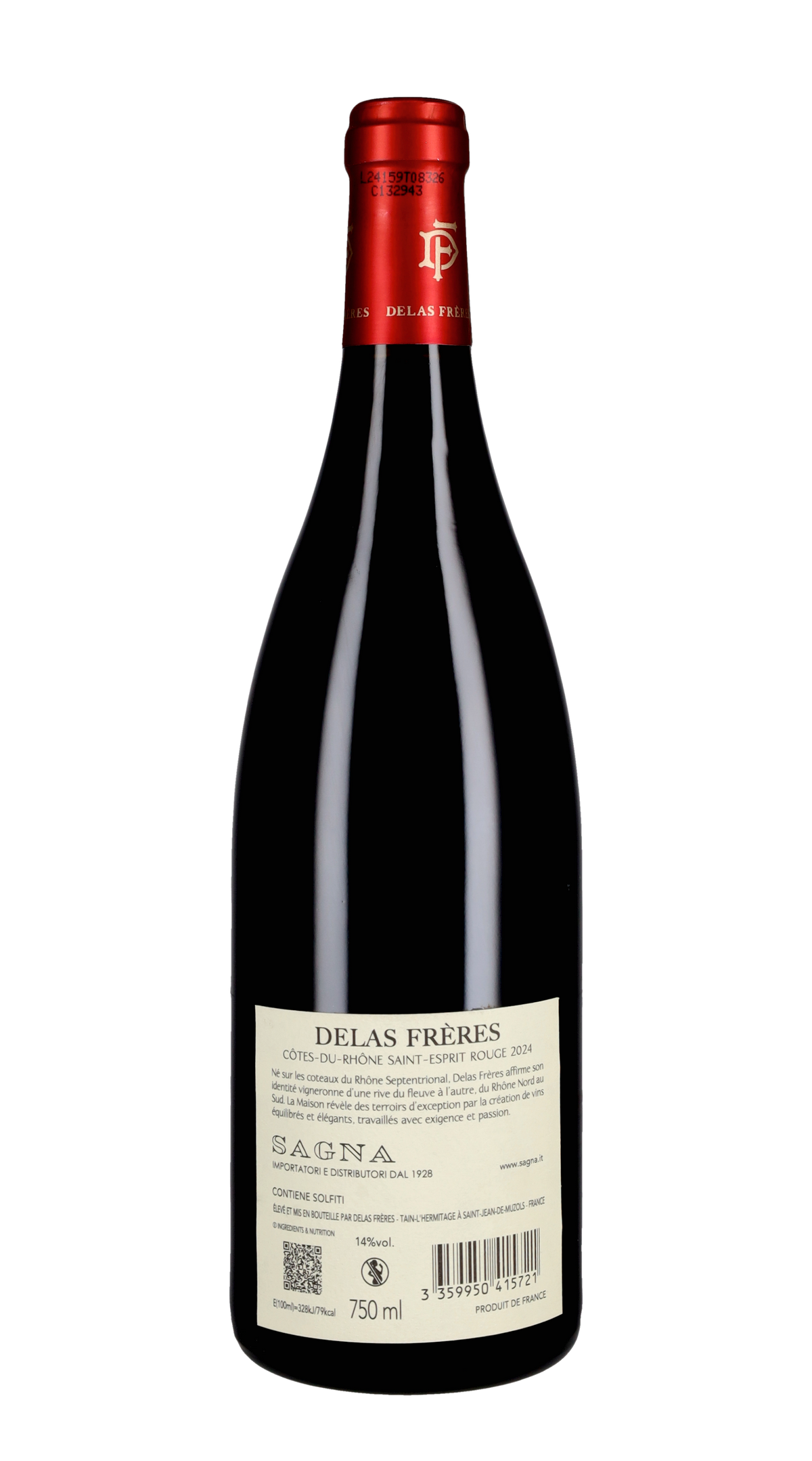 Rouge 'Saint-Esprit' Delas Freres 2024