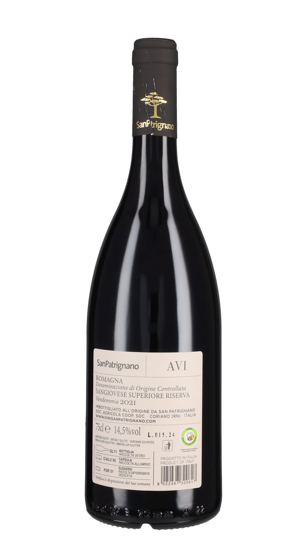 Sangiovese di Romagna Superiore Riserva 'Avi' San Patrignano 2021
