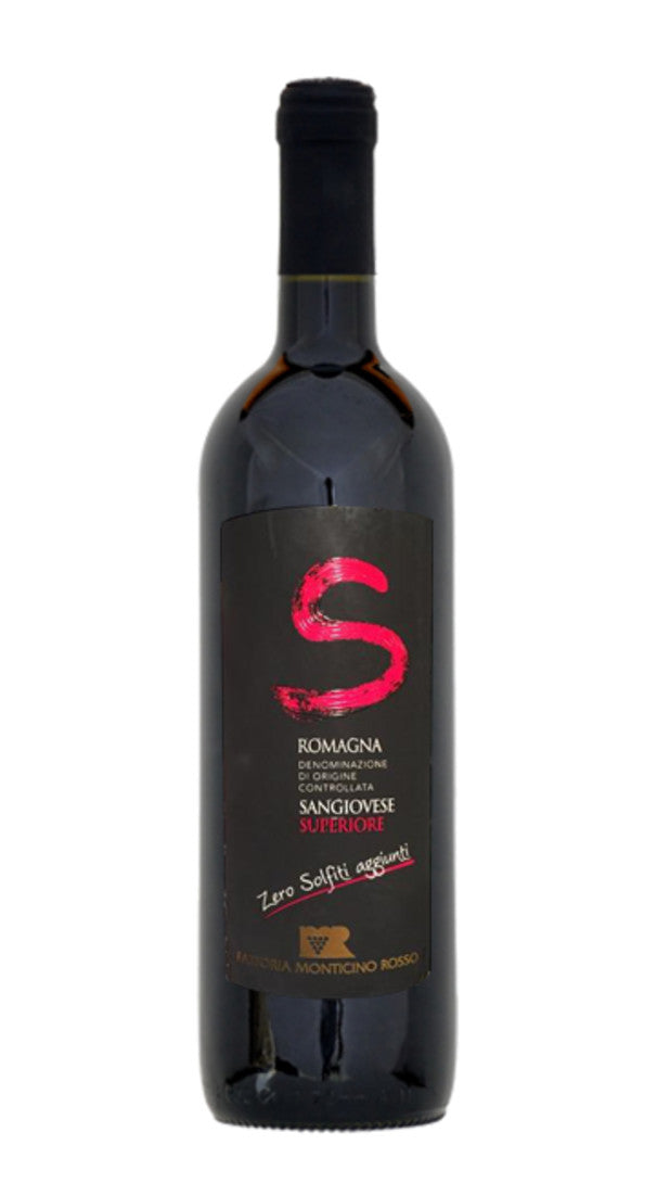 Sangiovese di Romagna Superiore Zero Solfiti Aggiunti Fattoria Monticino Rosso 2022