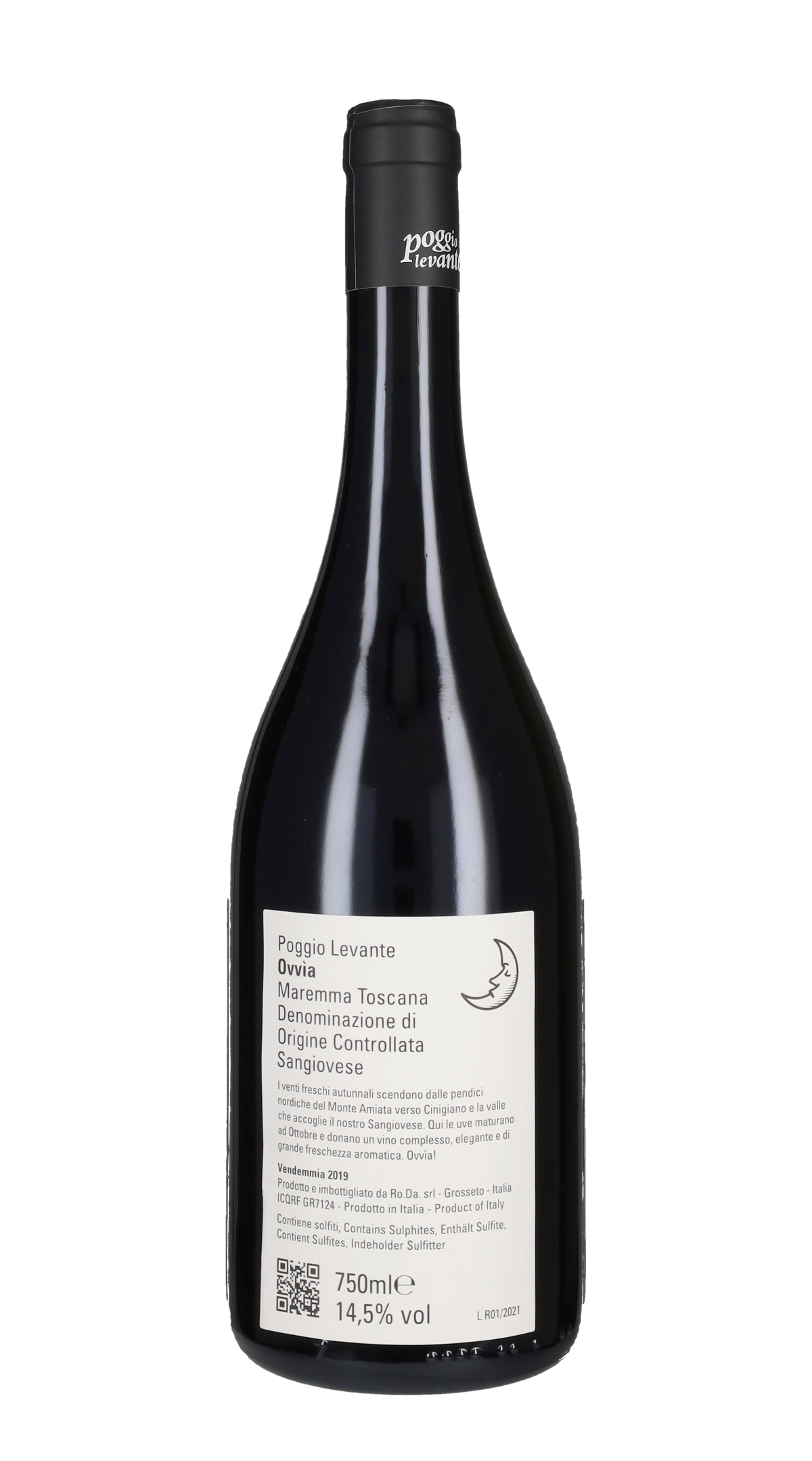 Sangiovese 'Ovvia' Poggio Levante 2019