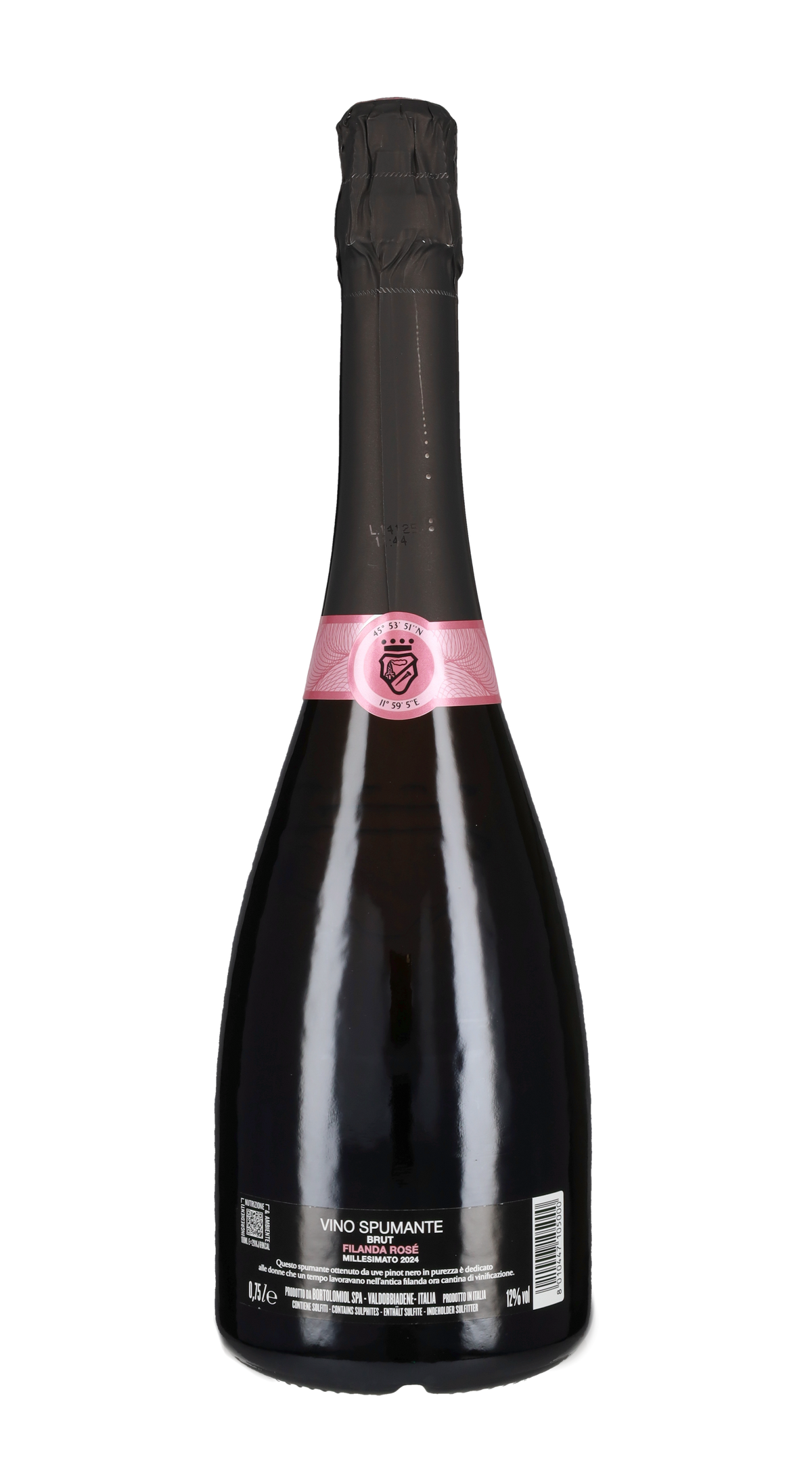 Spumante Brut Riserva 'Filanda Rosé' Bortolomiol 2024