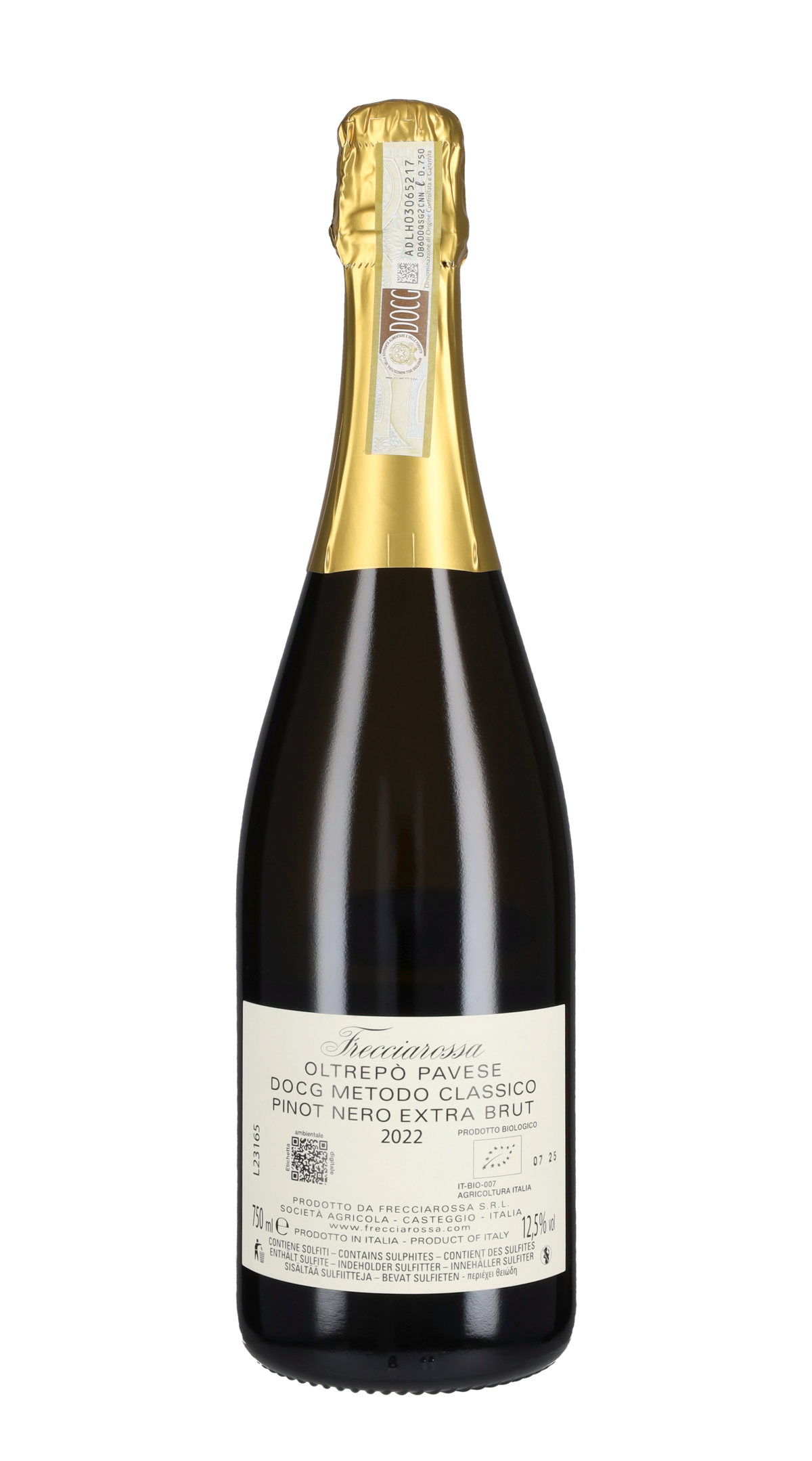 Spumante Metodo Classico Extra Brut Frecciarossa 2022