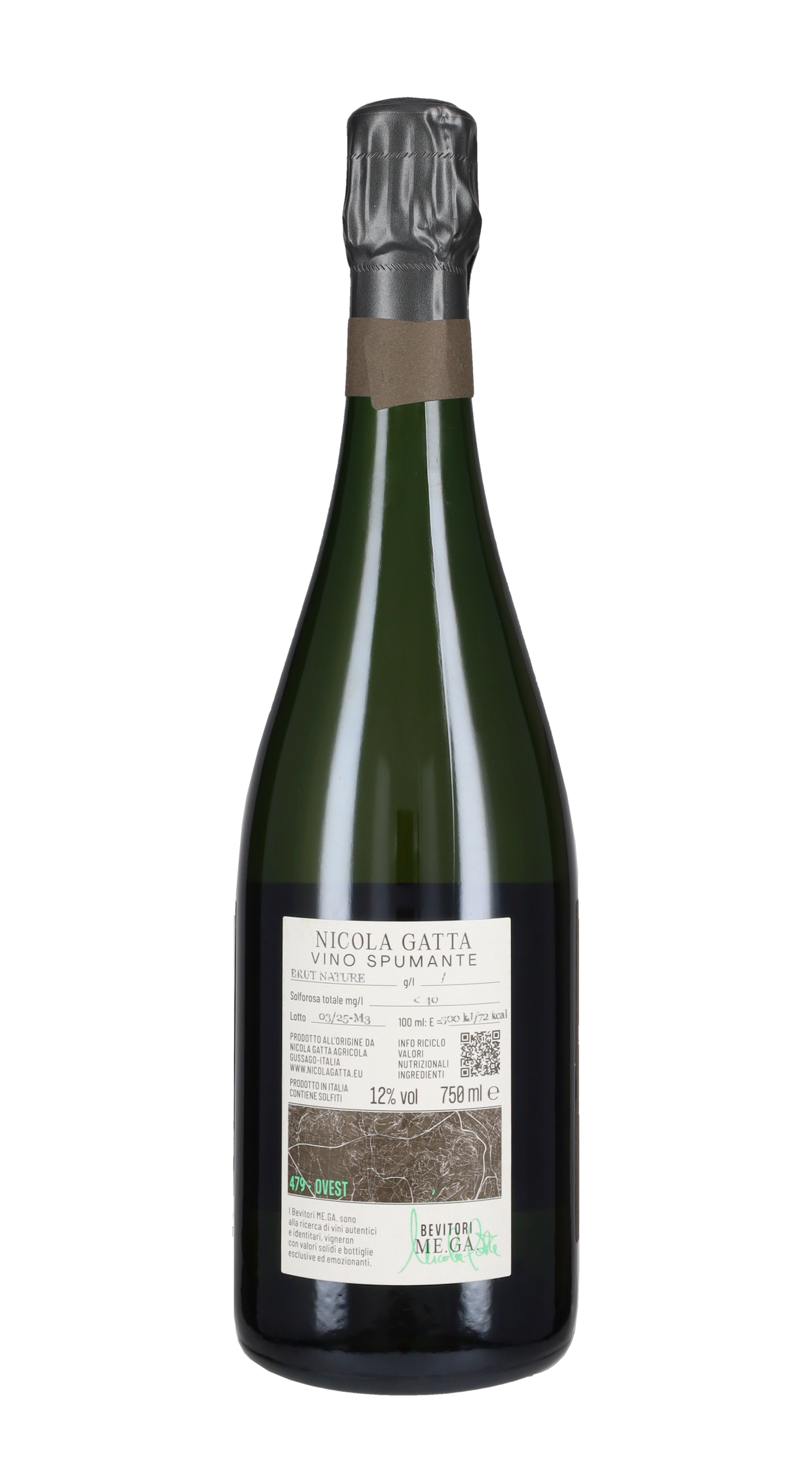 Spumante Metodo Classico Nature Blanc de Blancs '479 - OVEST' Nicola Gatta