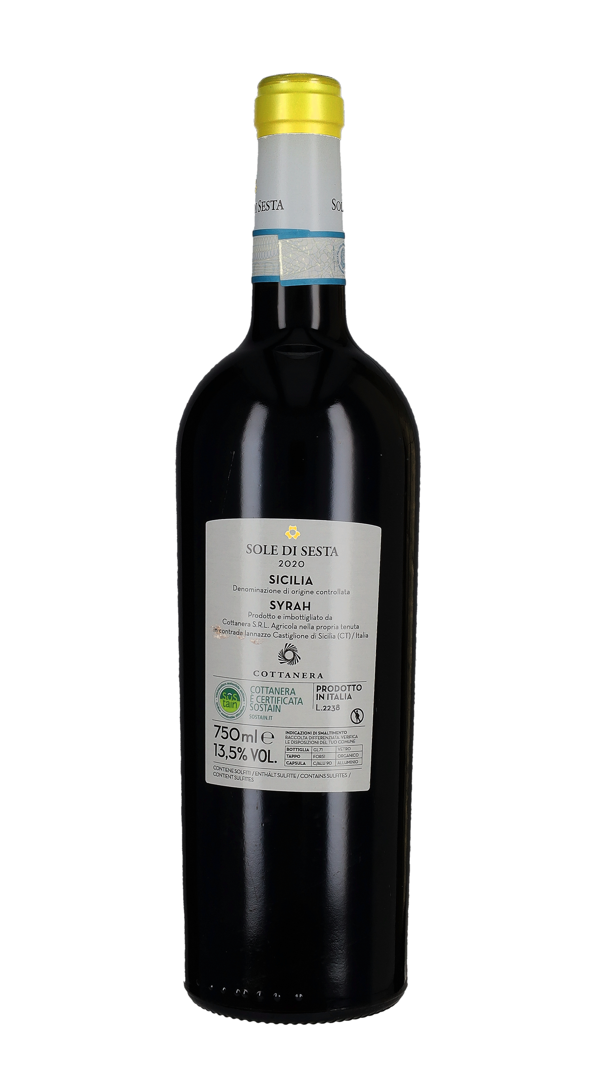 Syrah 'Sole di Sesta' Cottanera 2020