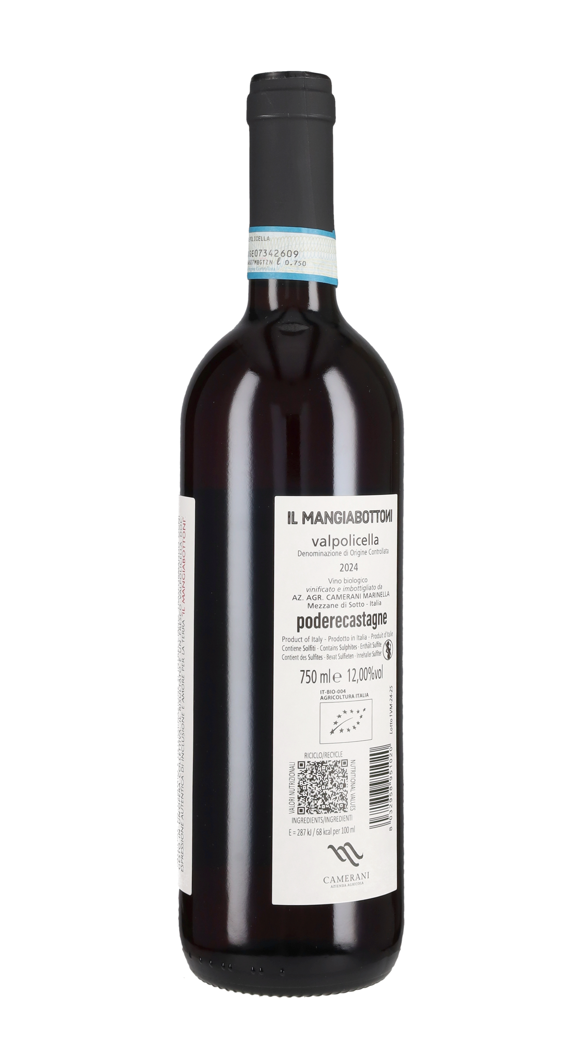 Valpolicella 'Mangiabottoni' Poderecastagne - Camerani 2024
