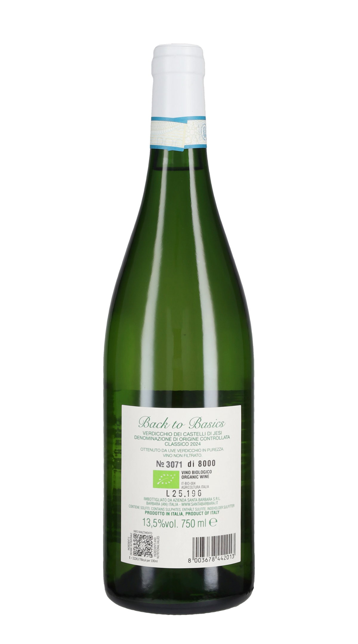Verdicchio dei Castelli di Jesi 'Back to Basics' Santa Barbara 2025