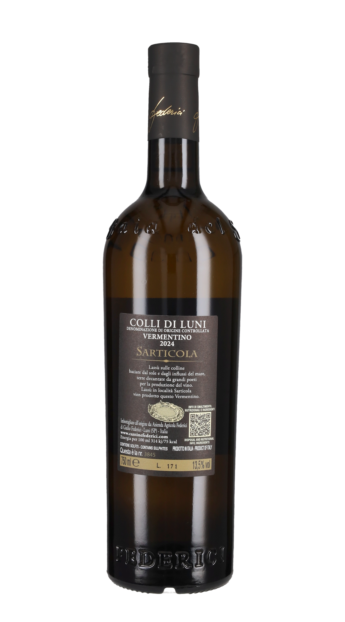 Vermentino Colli di Luni 'Sarticola' La Baia del Sole 2024