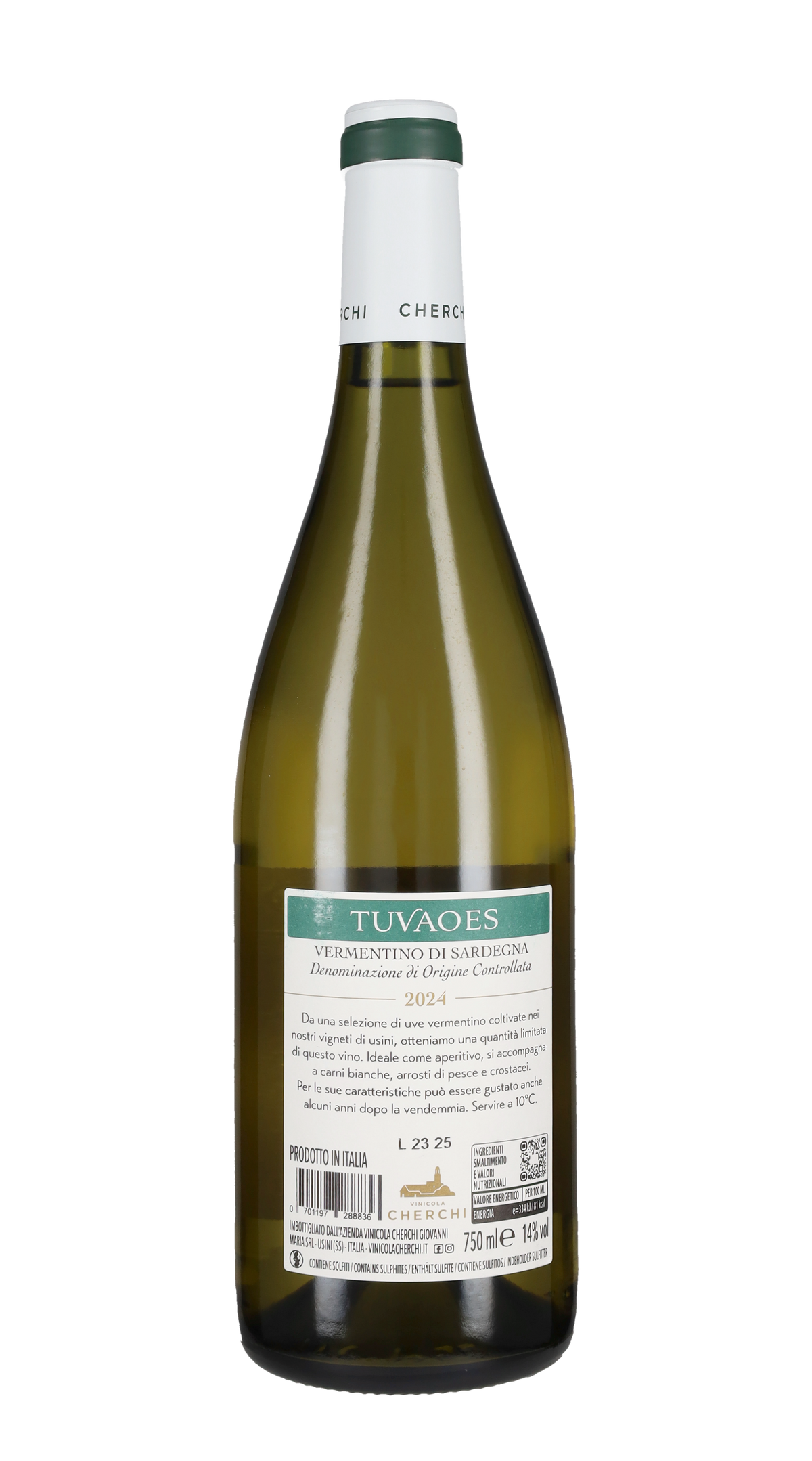 Vermentino di Sardegna 'Tuvaoes' Cherchi 2024