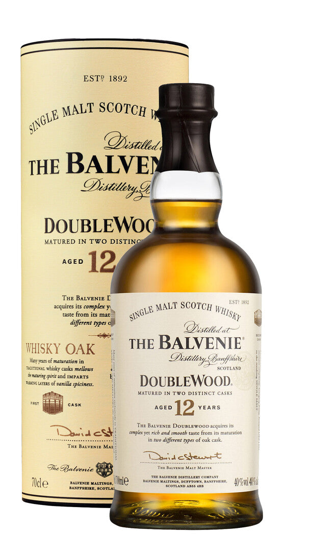 Whisky Single Malt Double Wood Balvenie 12 Anni (Confezione)