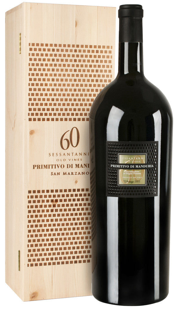 Primitivo di Manduria 'Sessantanni' Jeroboam San Marzano 2017