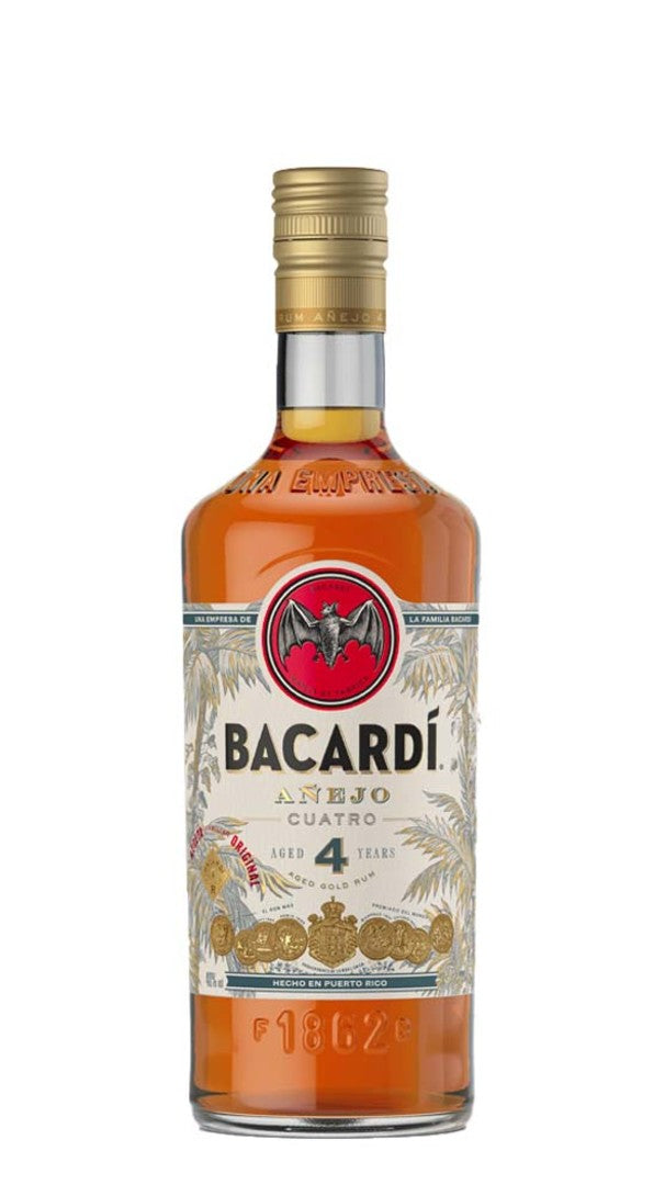 Rum Anejo 'Cuatro' Bacardi 4 Anni