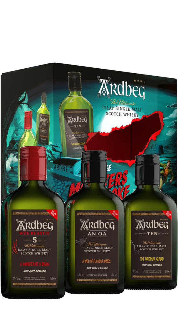 Whisky 'Monsters of Smoke Tripack' Ardbeg
