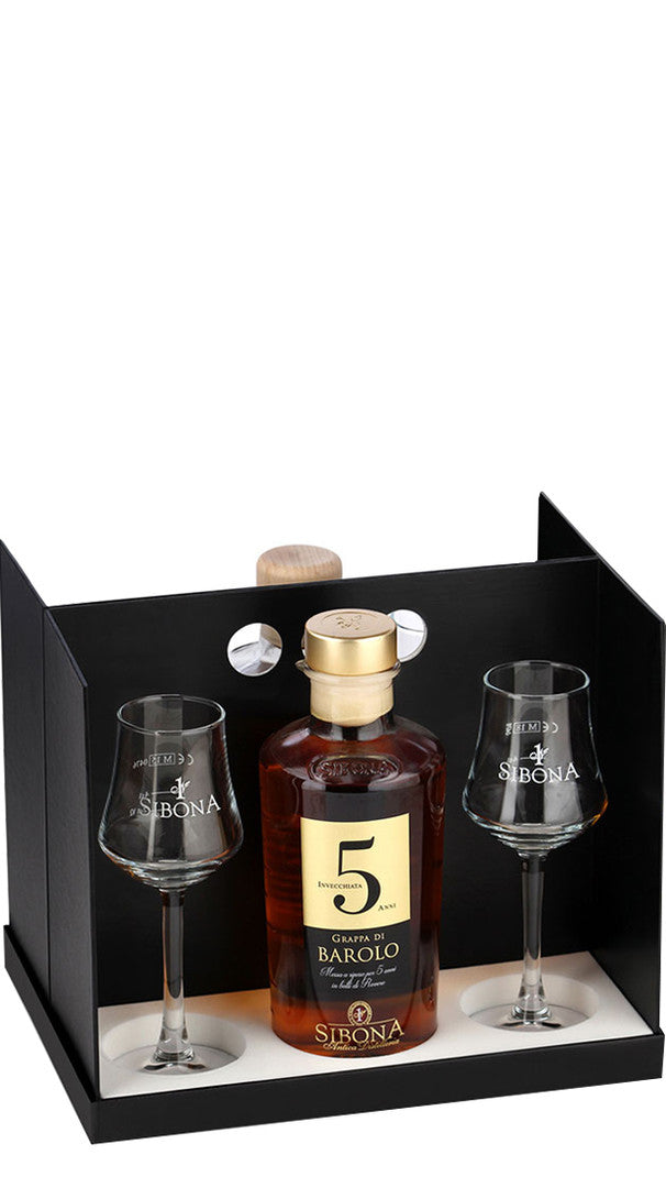 Grappa 'Box in Tavola' Sibona