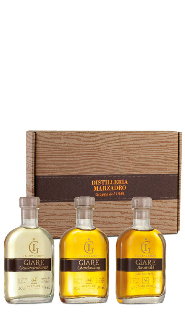 Box Degustazione Grappa 'Mini Giare' Marzadro