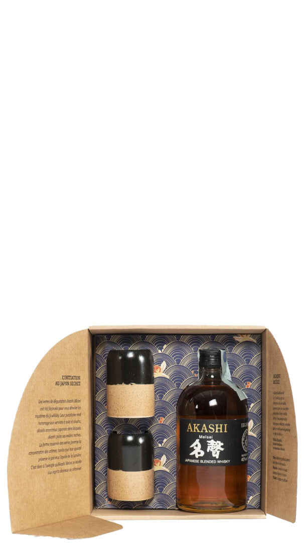 Glass Pack Whisky Meisei 'Akashi' White Oak Distillery - 50cl