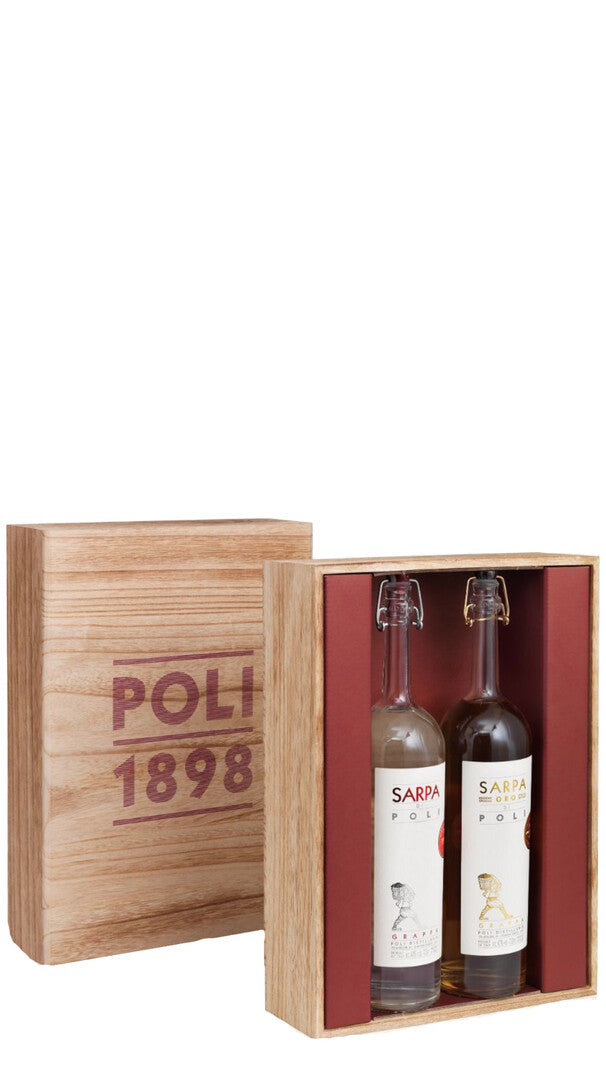 Box Grappa 'Sarpa e Sarpa Oro' Jacopo Poli (2bt)