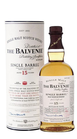 Whisky Single Malt Single Barrel Balvenie 15 Anni
