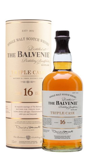 Whisky Single Malt Triple Cask Balvenie 16 Anni