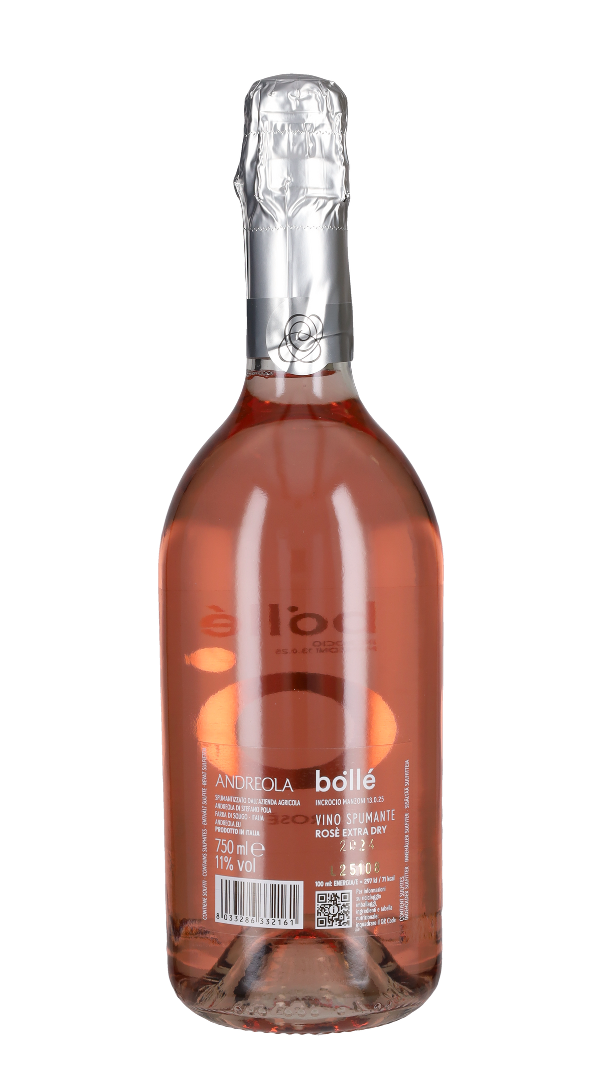 Spumante Extra Dry Rosé 'Bollé' Andreola
