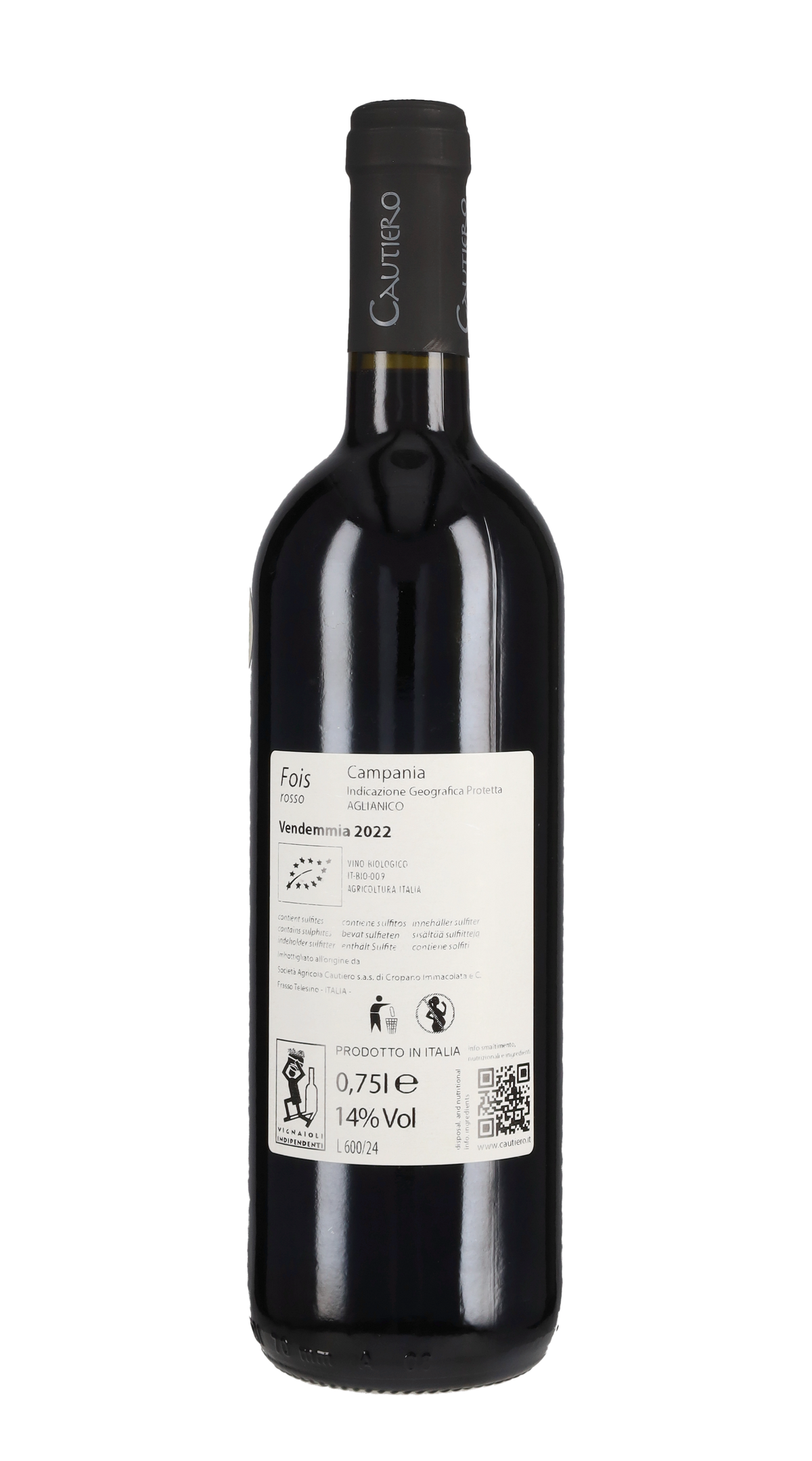 Aglianico 'Fois' Cautiero 2022