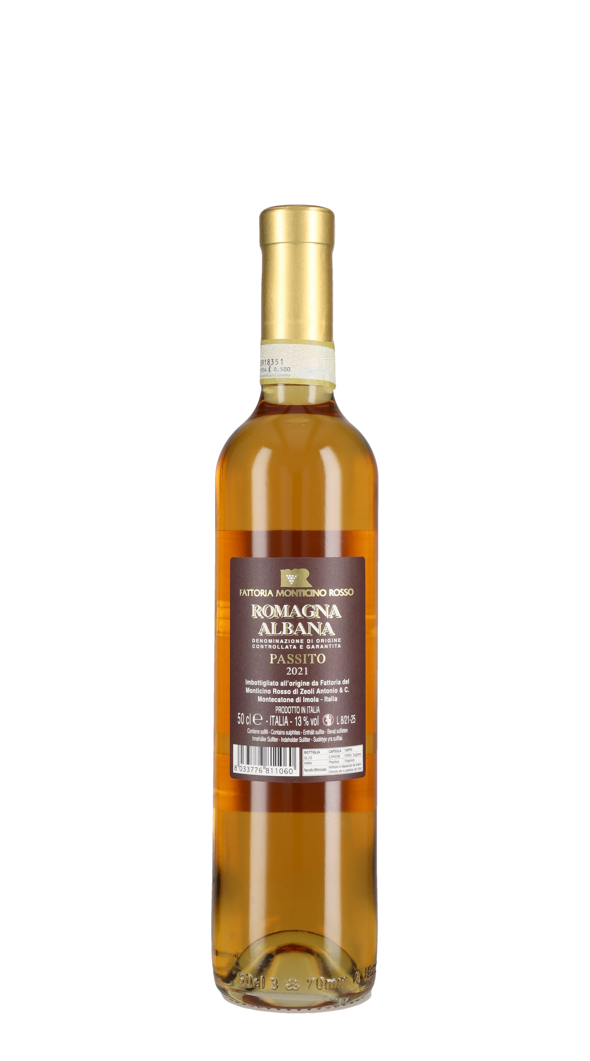 Albana di Romagna Passito Fattoria Monticino Rosso 2021 - 50cl