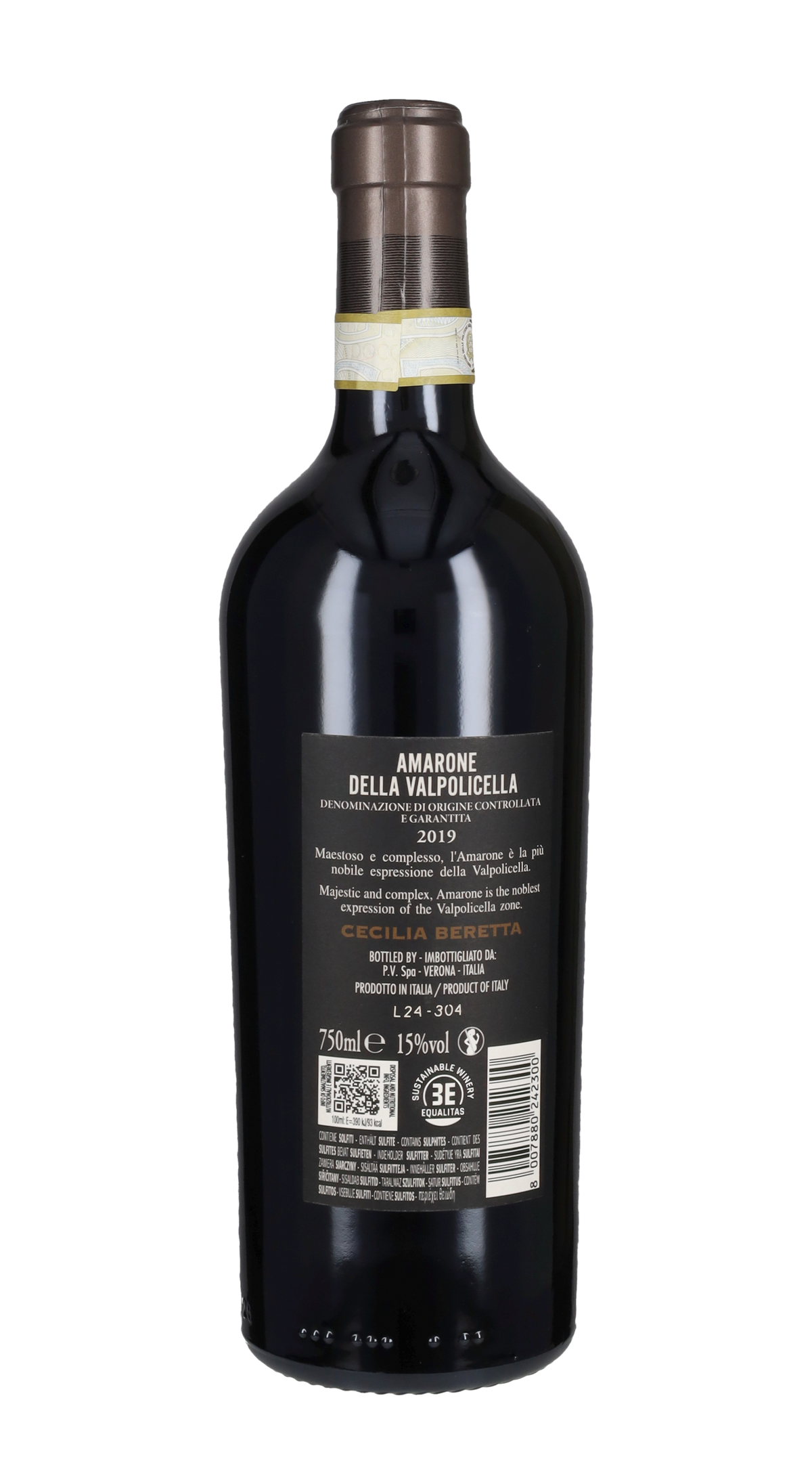 Amarone Cecilia Beretta - Pasqua 2019