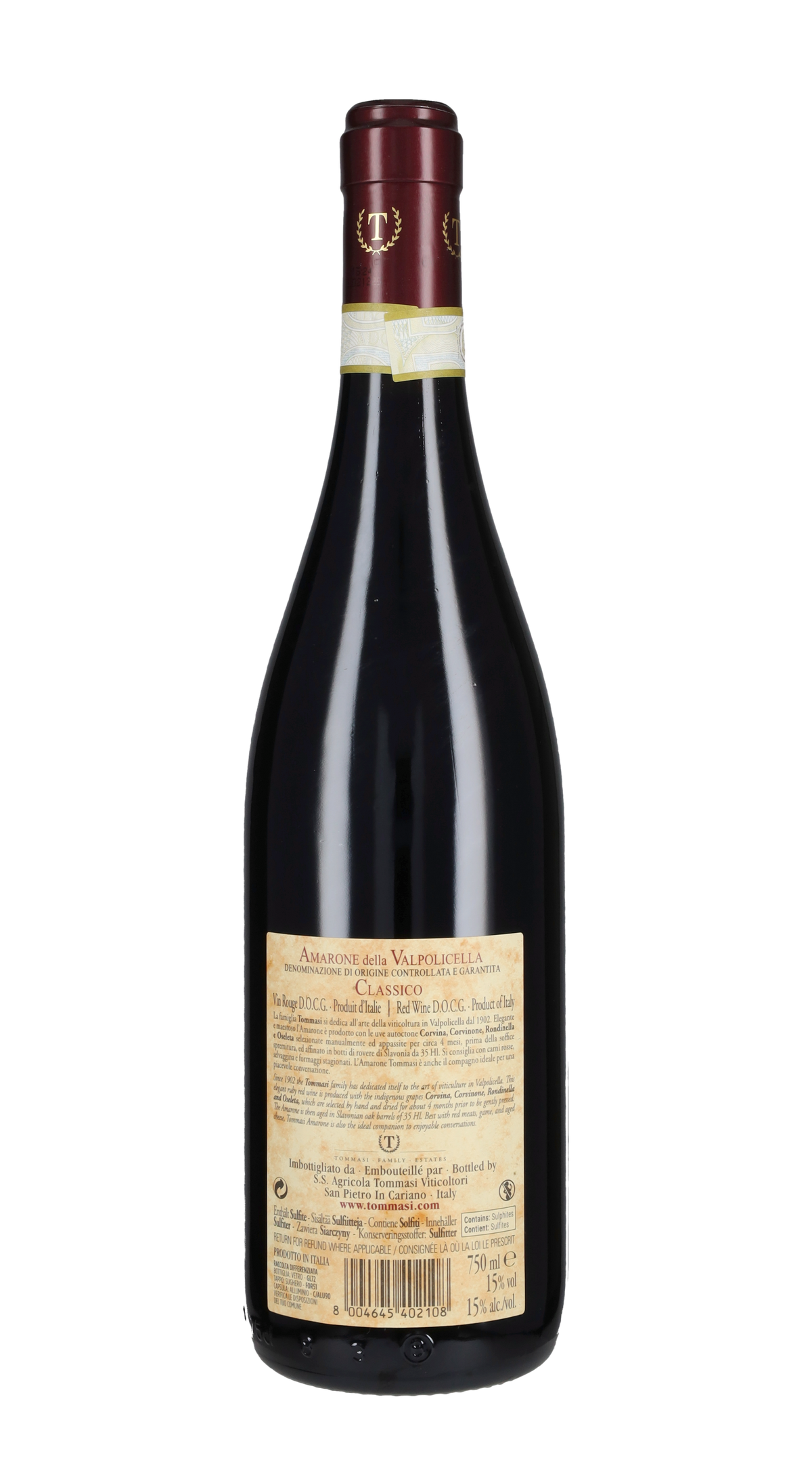 Amarone Classico Tommasi 2022