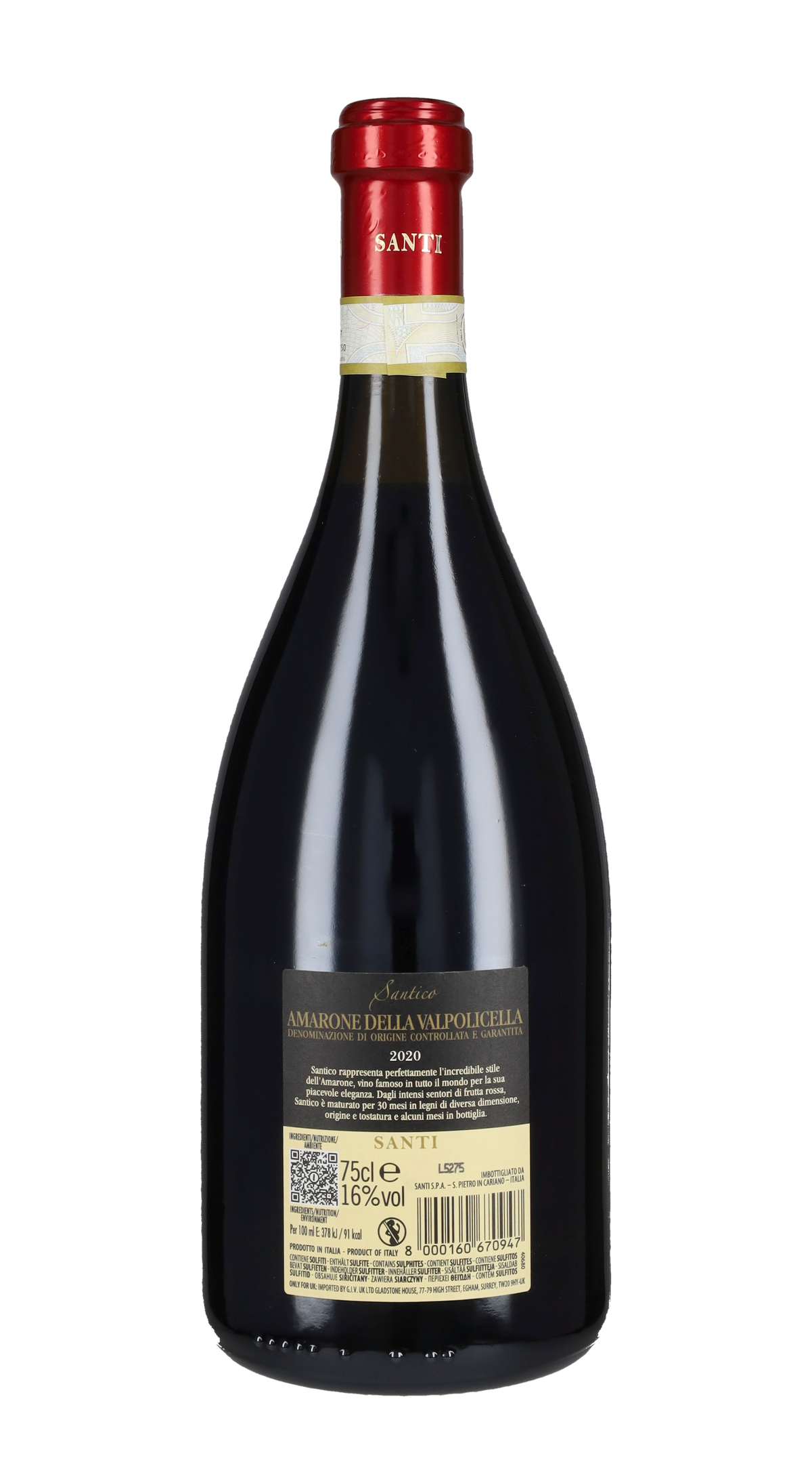 Amarone della Valpolicella 'Sanitco' Santi 2021