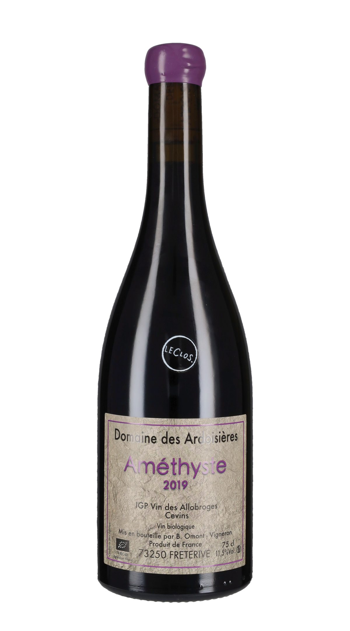 Rosso 'Ametiste' Domaine des Ardoisieres 2019