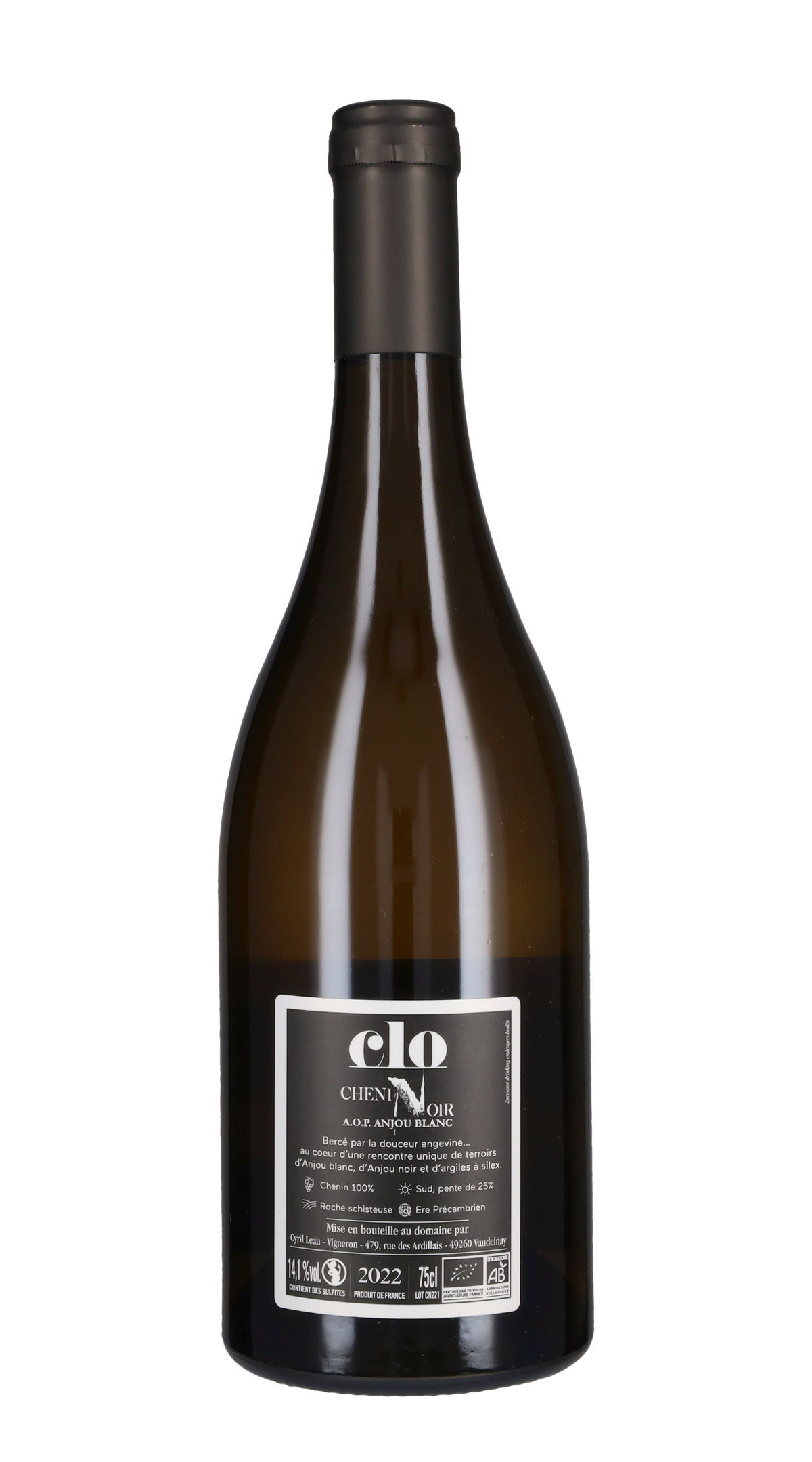 Anjou Blanc 'Chenin Noir' Domaine Clo 2022