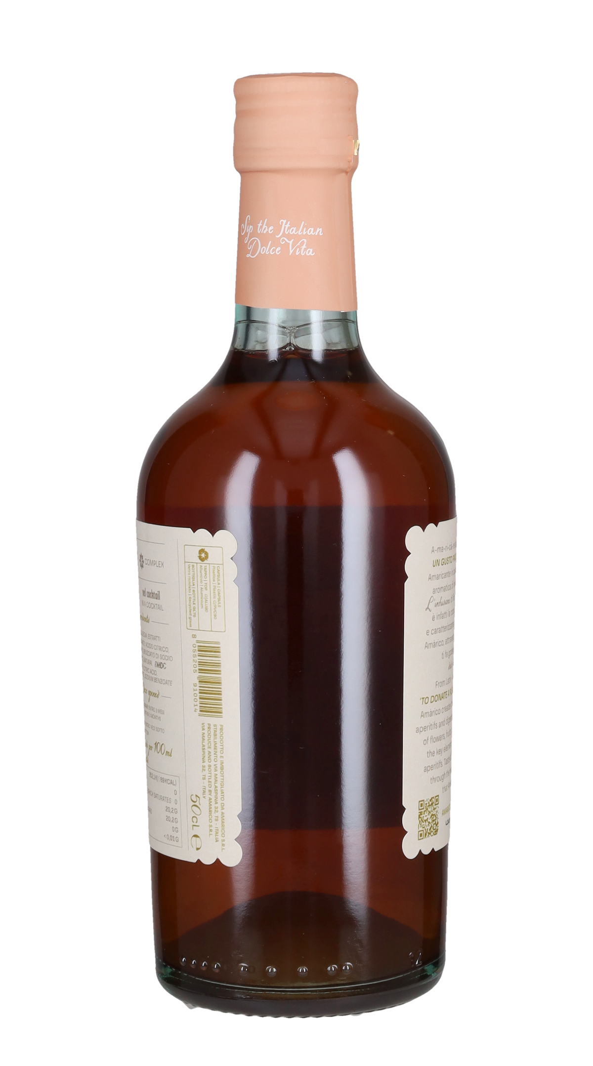 Aperitivo Americano Analcolico Rosso Amarico - 50cl