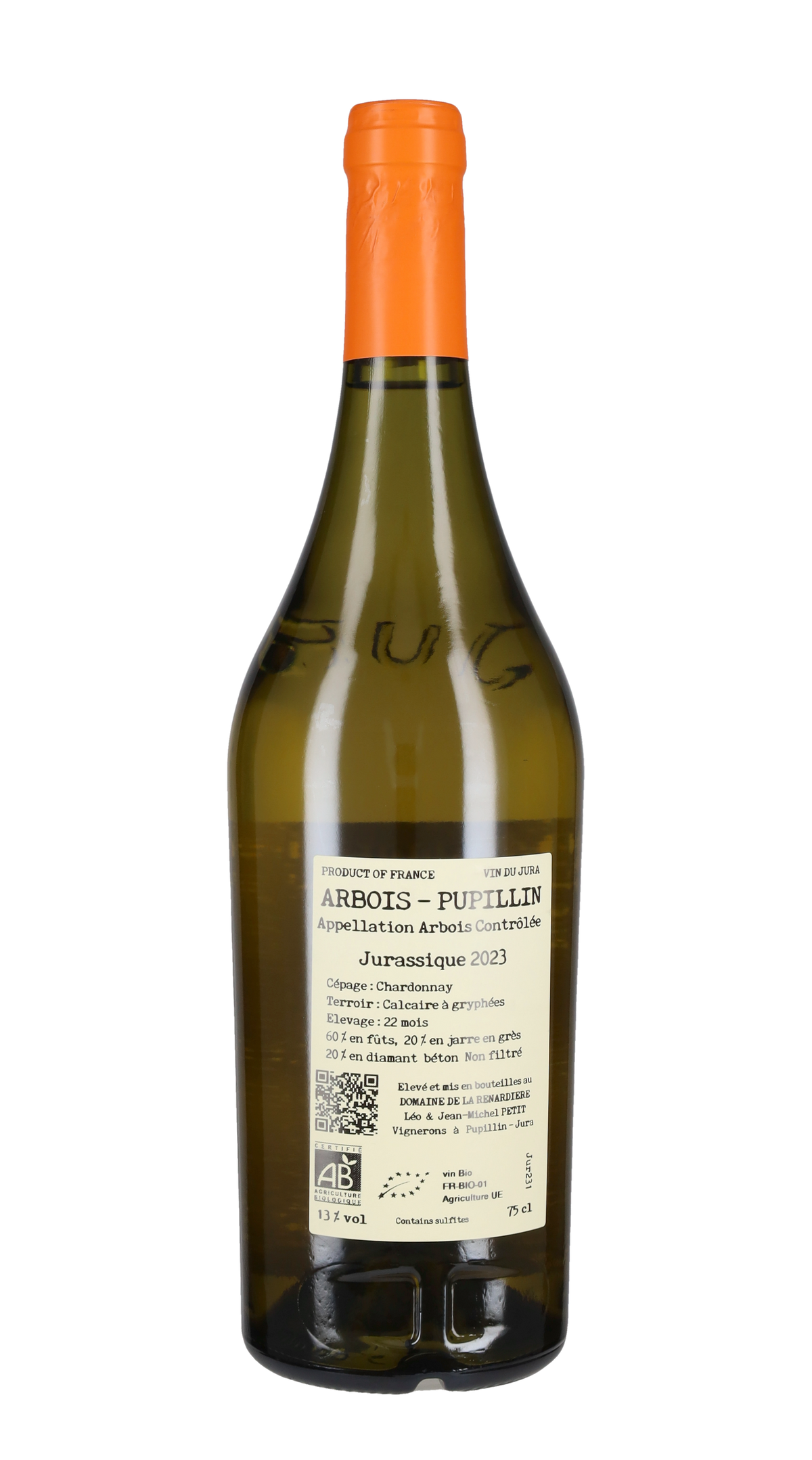 Arbois-Pupillin Chardonnay 'Jurassique' Domaine de La Renardiere 2023