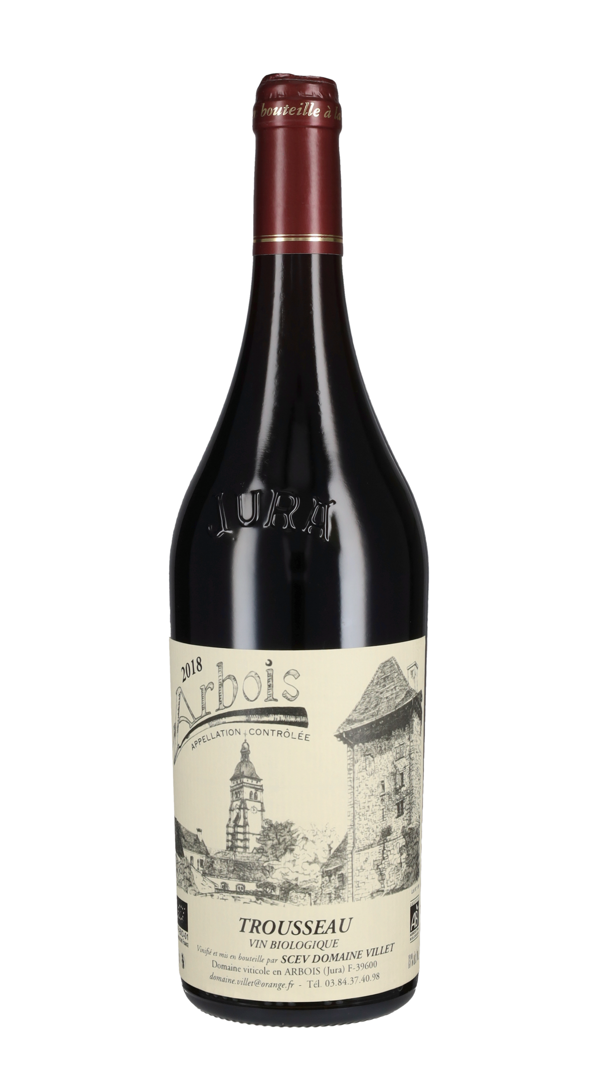 Arbois Trousseau Gerard Villet 2018