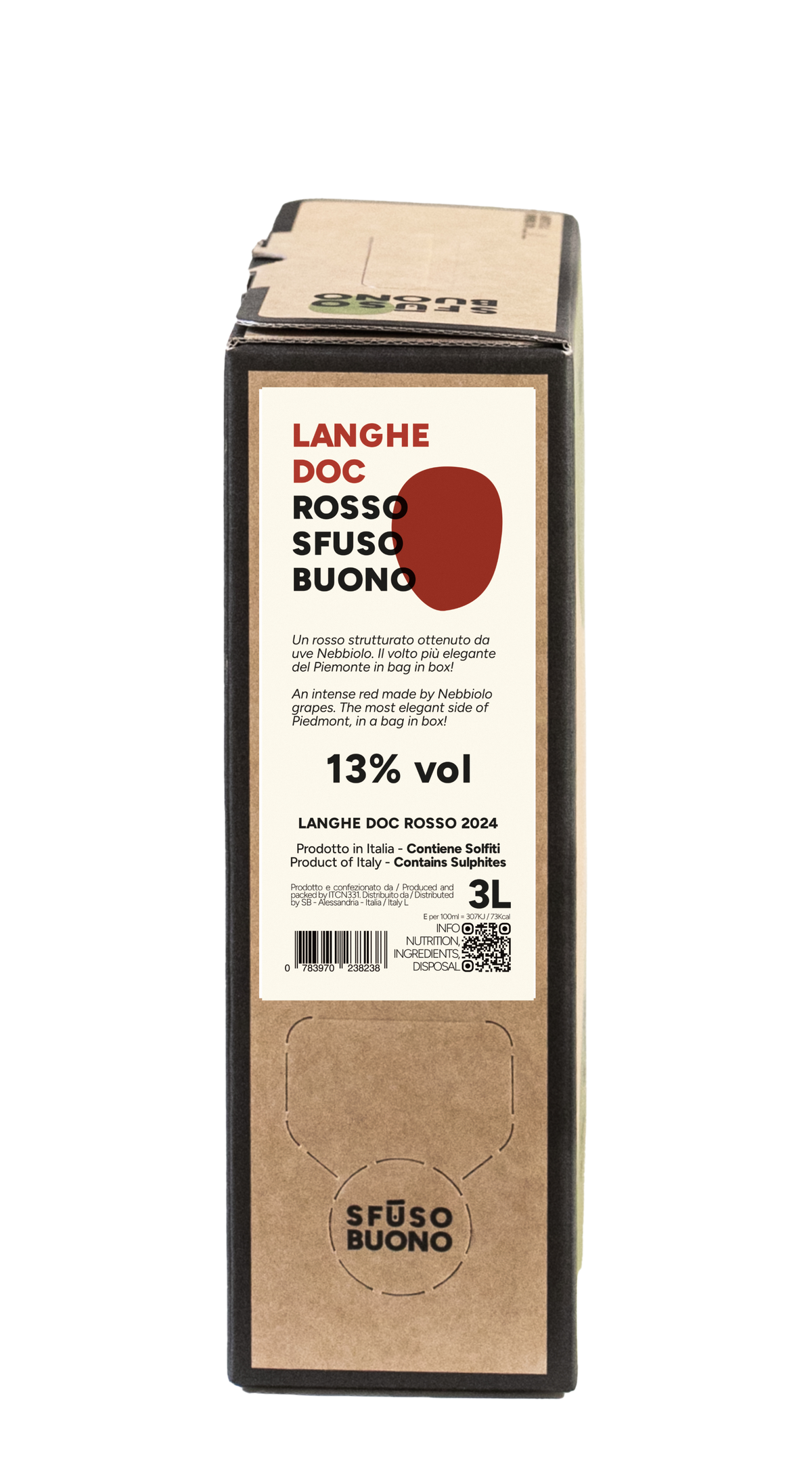 Bag in Box Langhe Rosso Sfusobuono - 3 litri