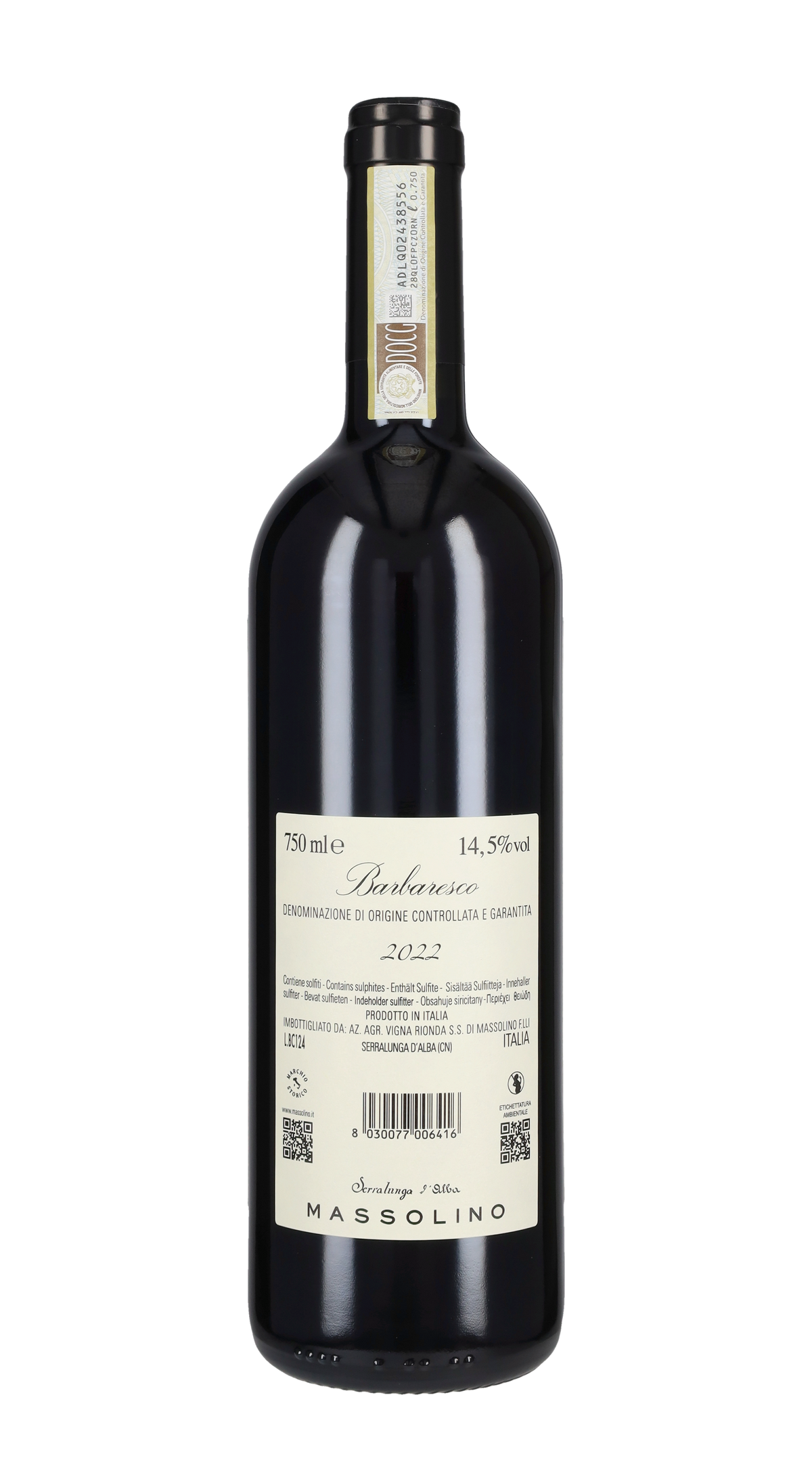Barbaresco Massolino 2022