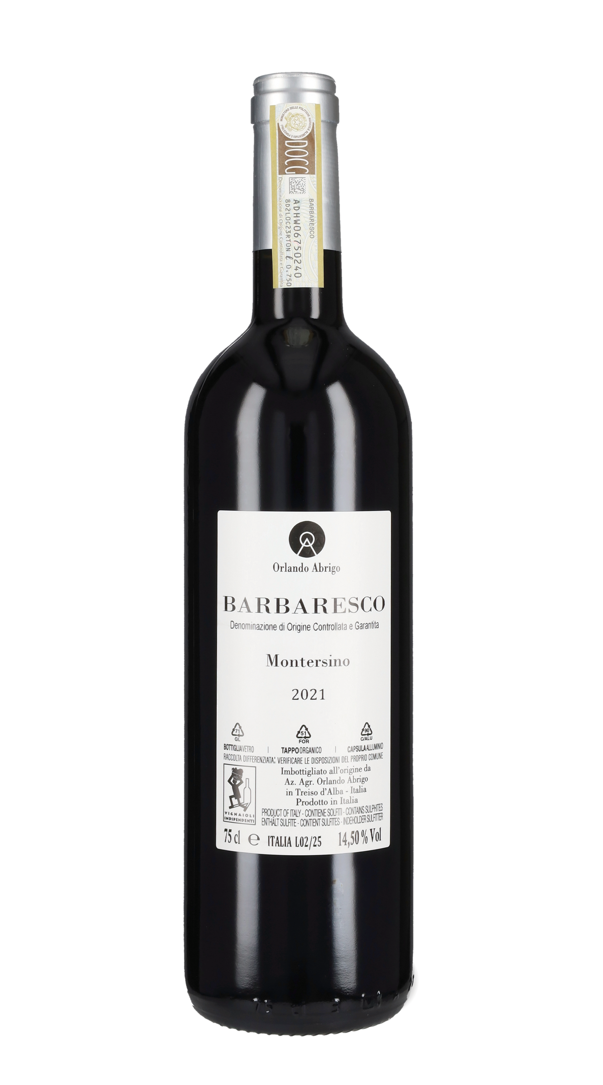 Barbaresco 'Montersino' Orlando Abrigo 2021