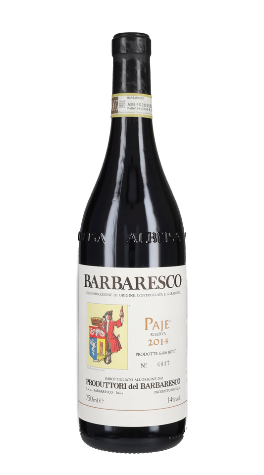 Barbaresco Riserva 'Pajé' Produttori del Barbaresco 2014