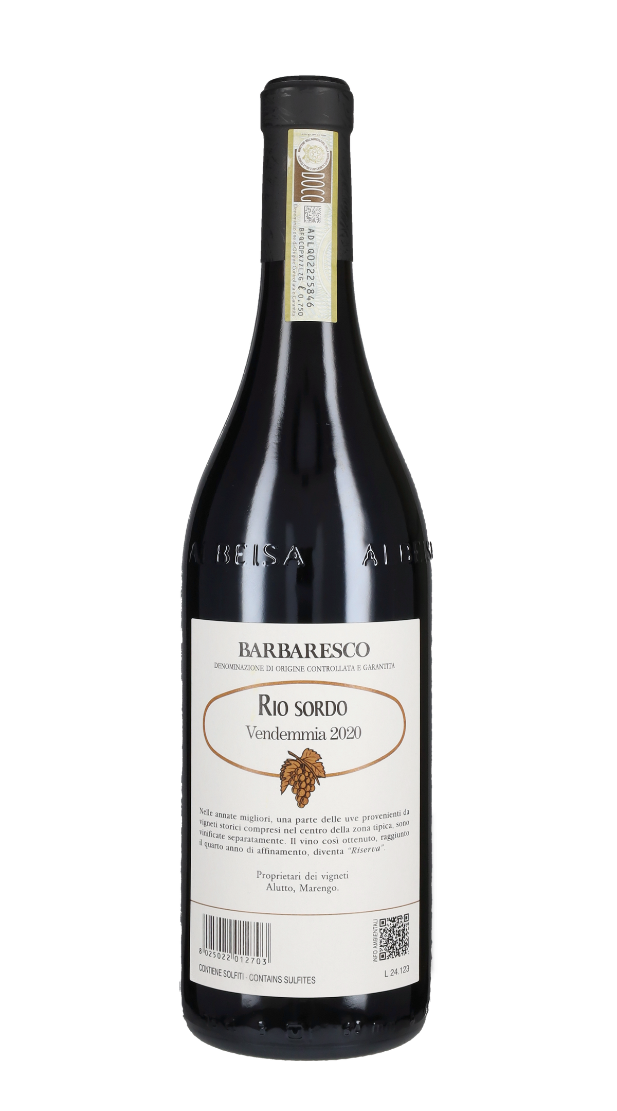 Barbaresco Riserva 'Rio Sordo' Produttori del Barbaresco 2020