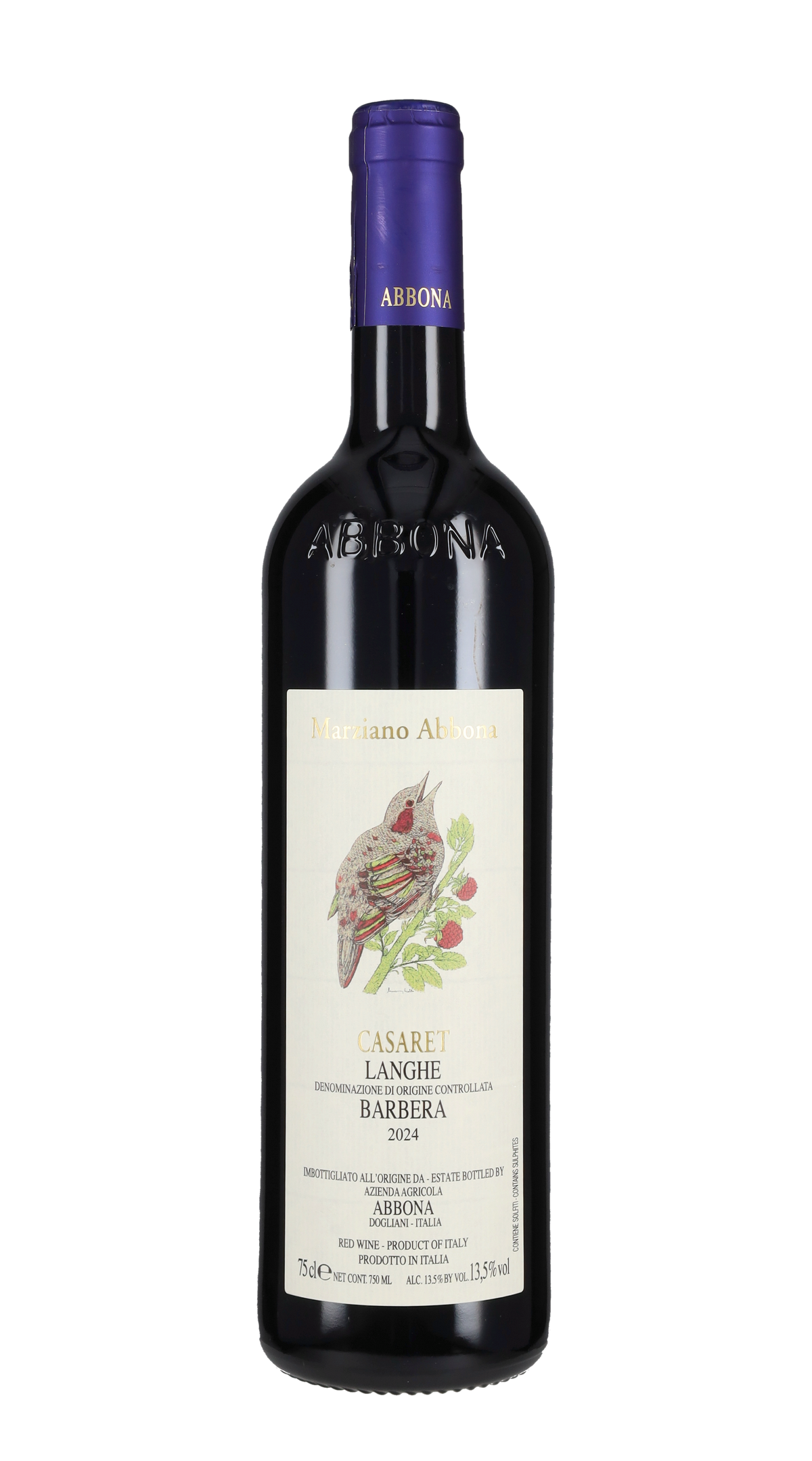 Barbera 'Casaret' Marziano Abbona 2024