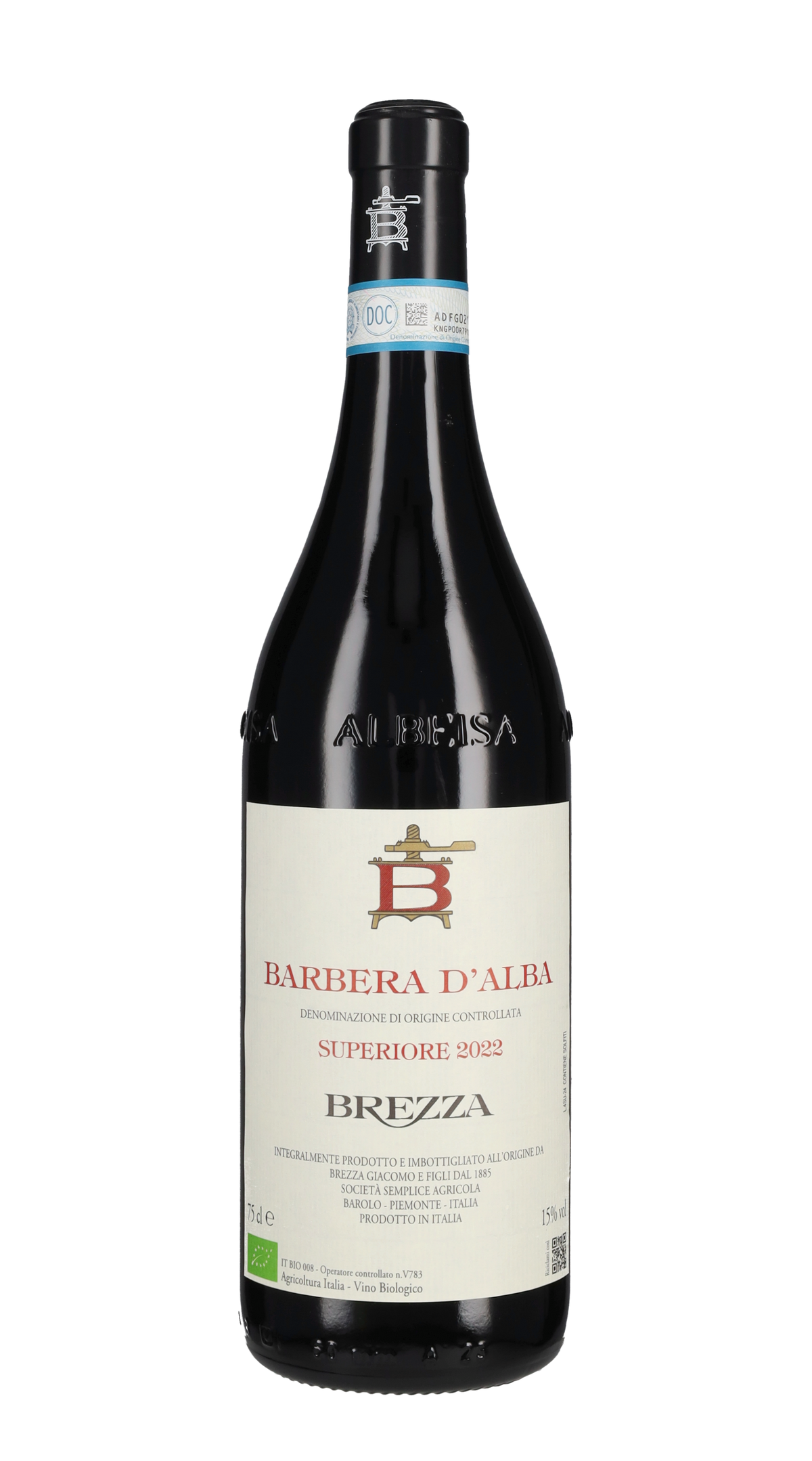Barbera d'Alba Superiore Giacomo Brezza 2022