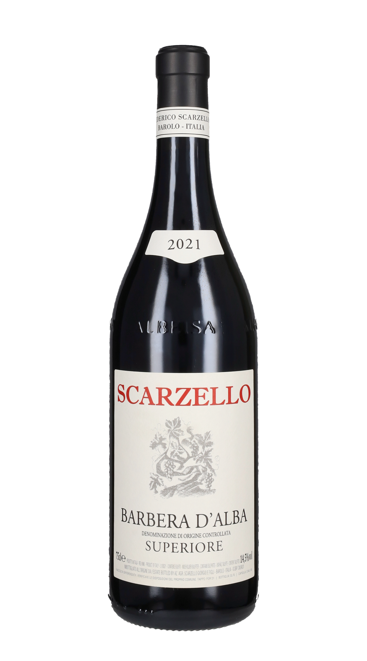 Barbera d'Alba Superiore Scarzello 2021
