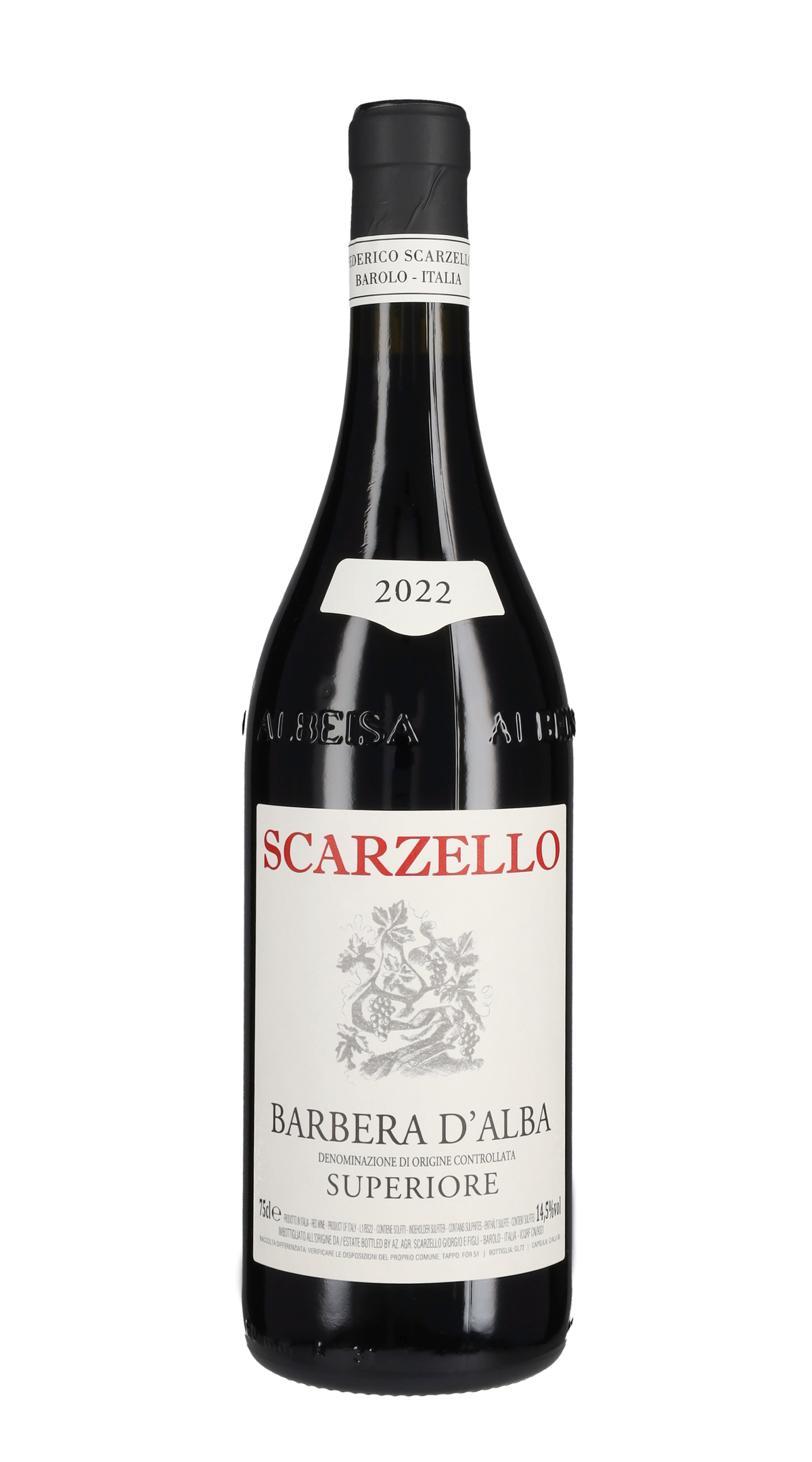 Barbera d'Alba Superiore Scarzello 2022