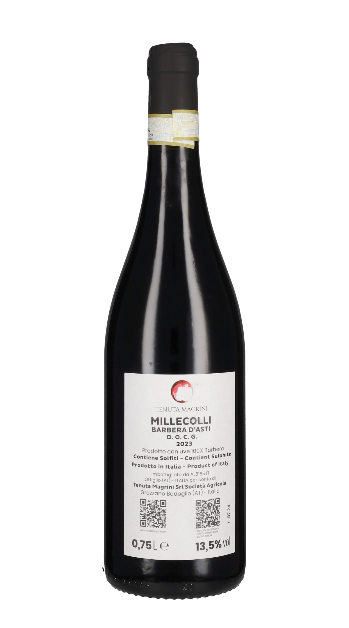 Barbera d'Asti 'Millecolli' Tenuta Magrini 2023