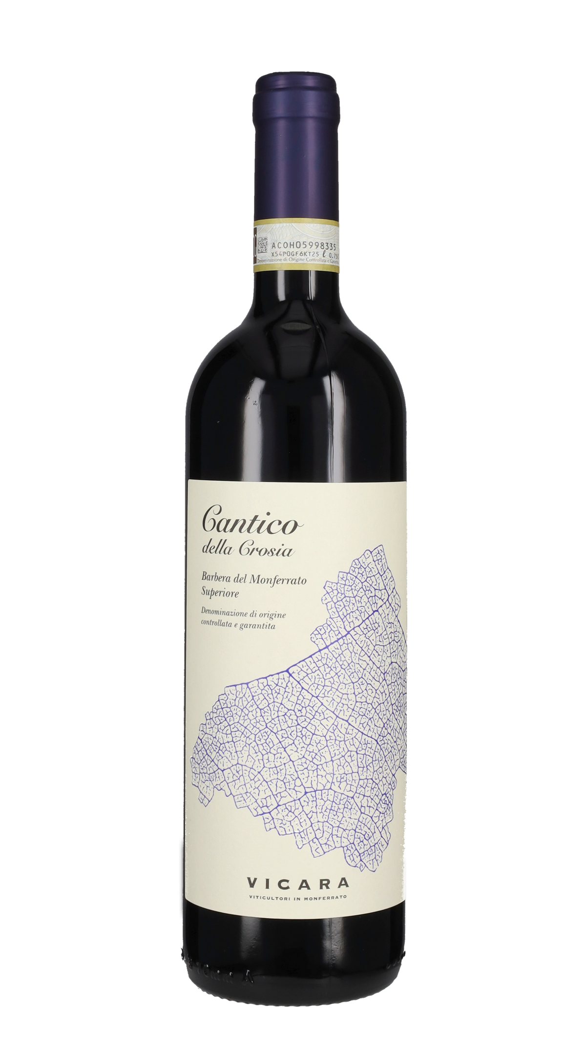 Barbera del Monferrato Superiore 'Cantico della Crosia' Vicara 2019