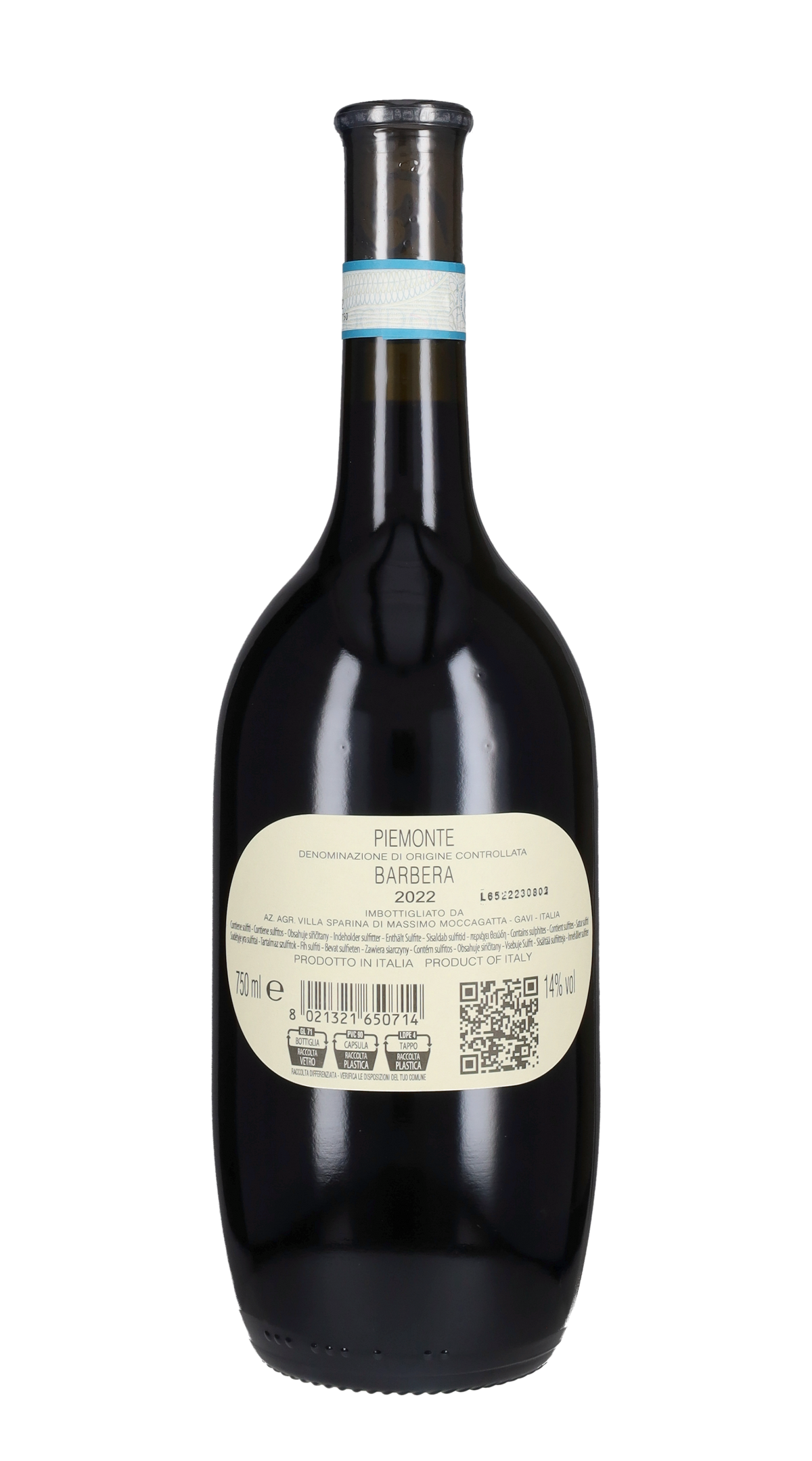 Barbera del Monferrato Villa Sparina 2022