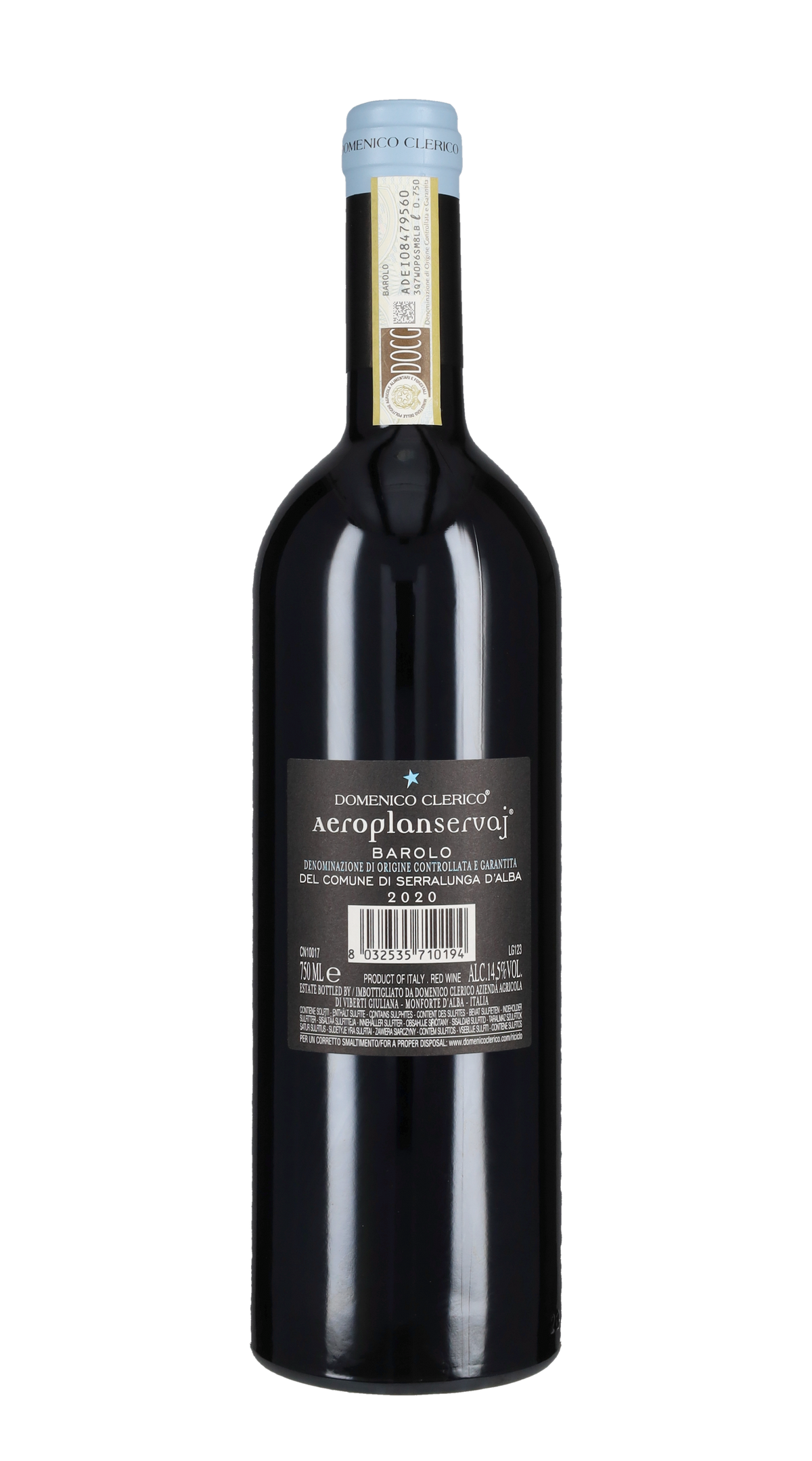 Barolo 'Aeroplanservaj' Domenico Clerico 2021