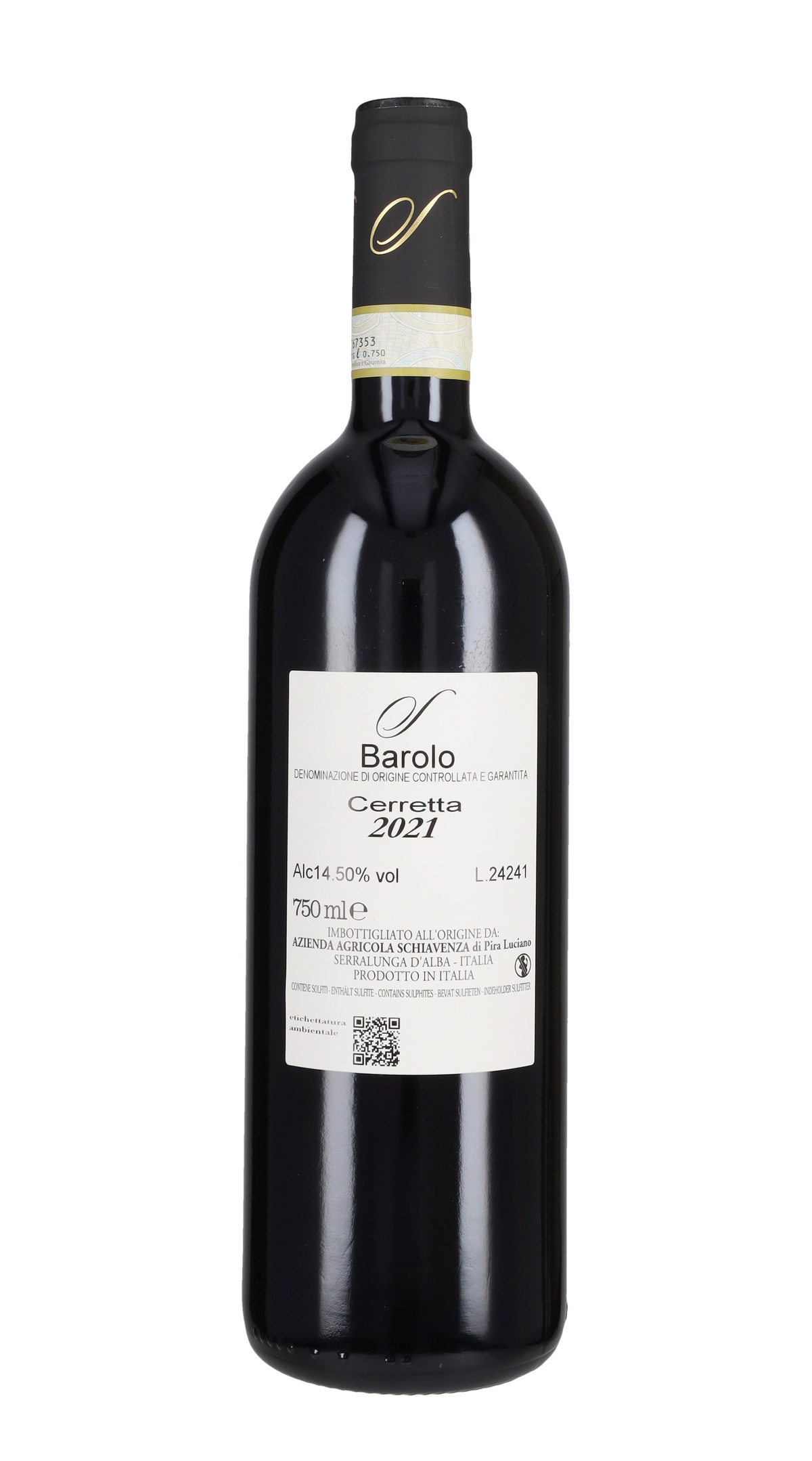 Barolo 'Cerretta' Schiavenza 2021