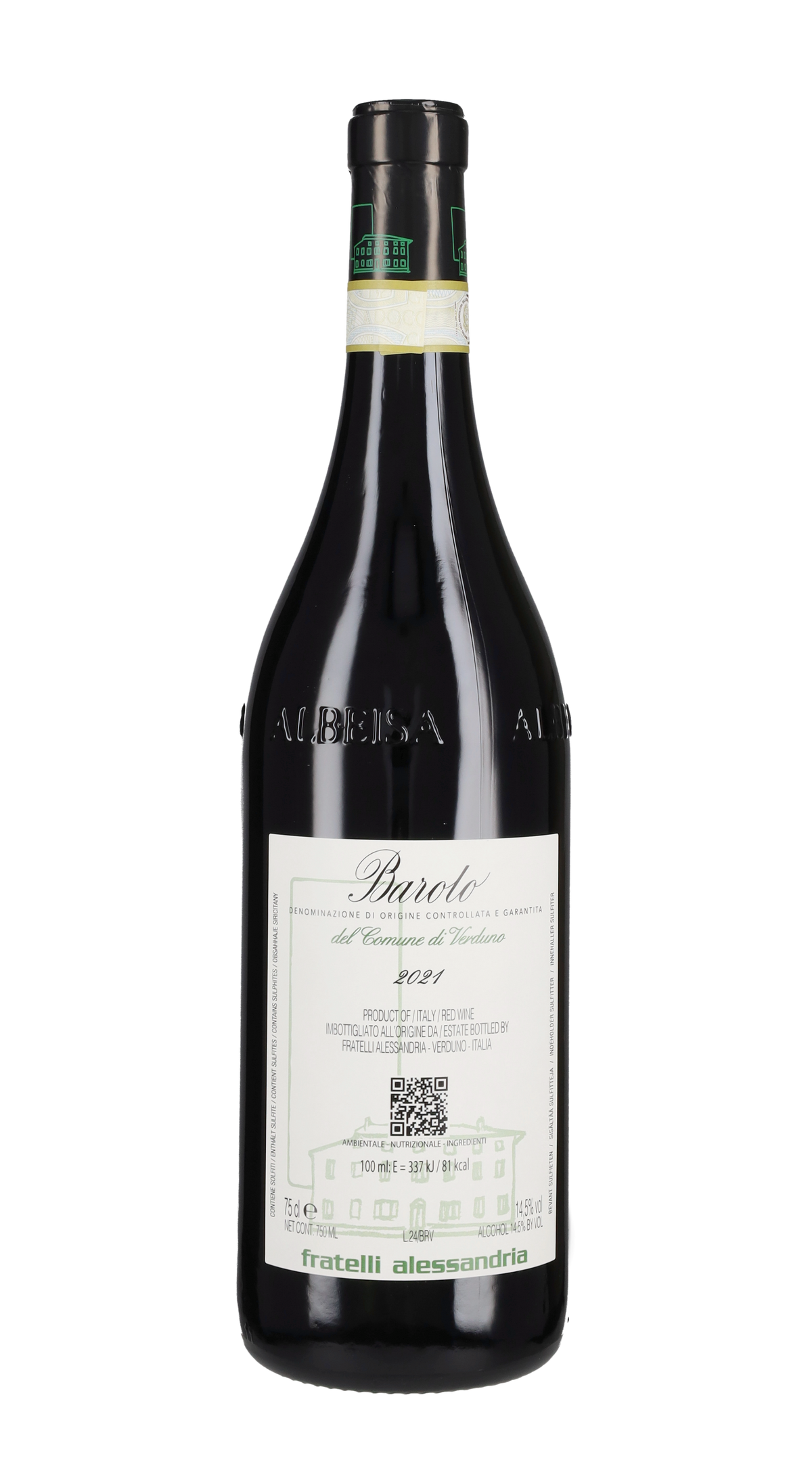 Barolo del Comune di Verduno Fratelli Alessandria 2021